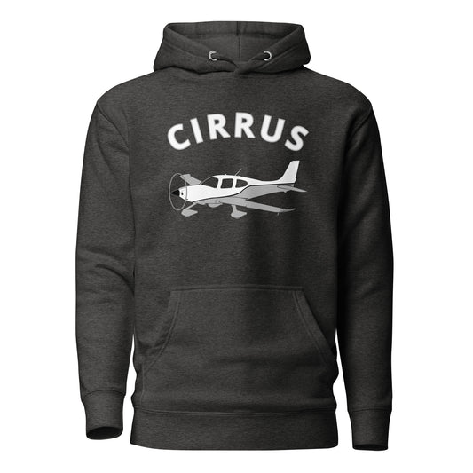 CIRRUS grey-white - cozy Unisex Hoodie. Classic fit for men and women.