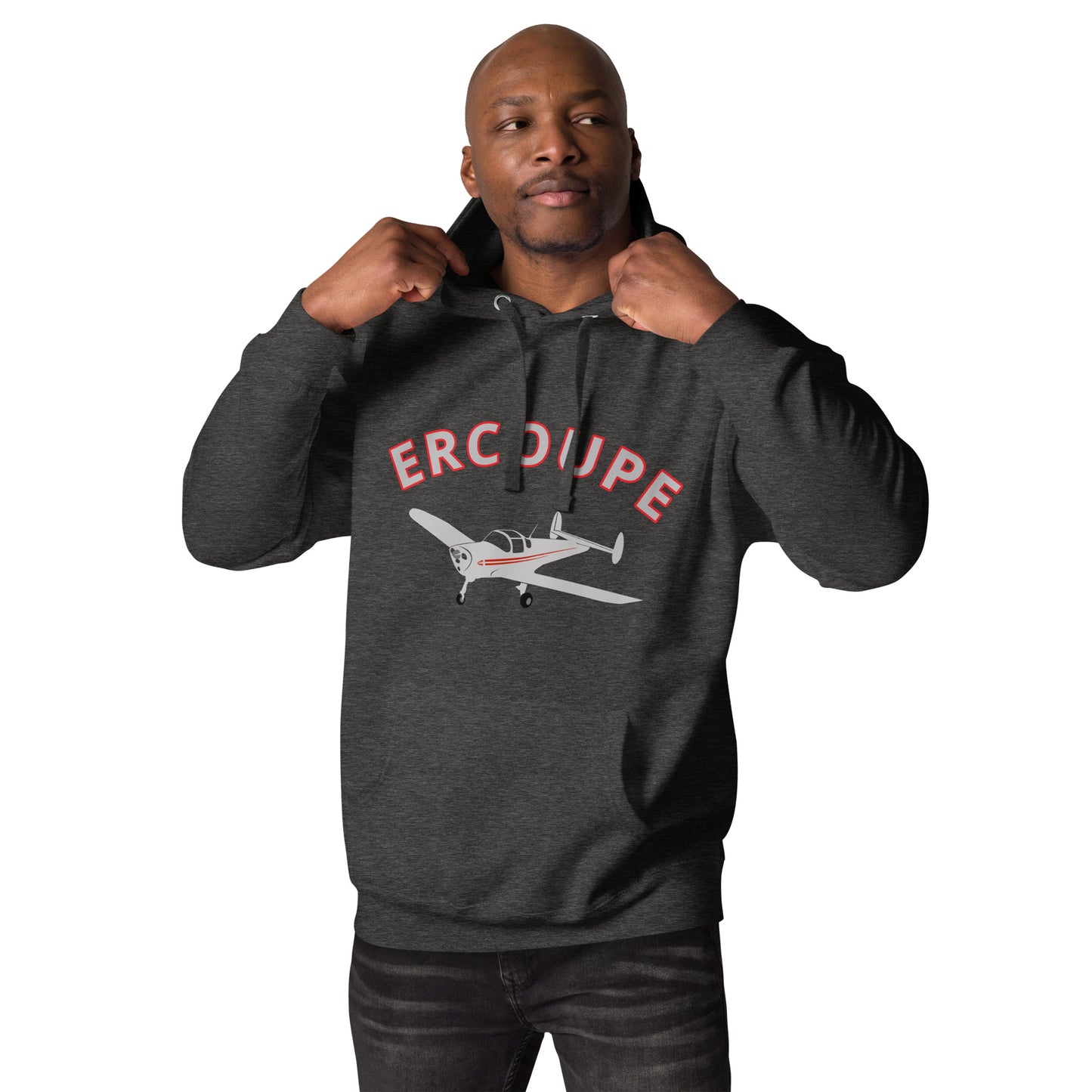 ERCOUPE exclusive aircraft graphic - cozy Unisex Hoodie. Classic fit for men and women