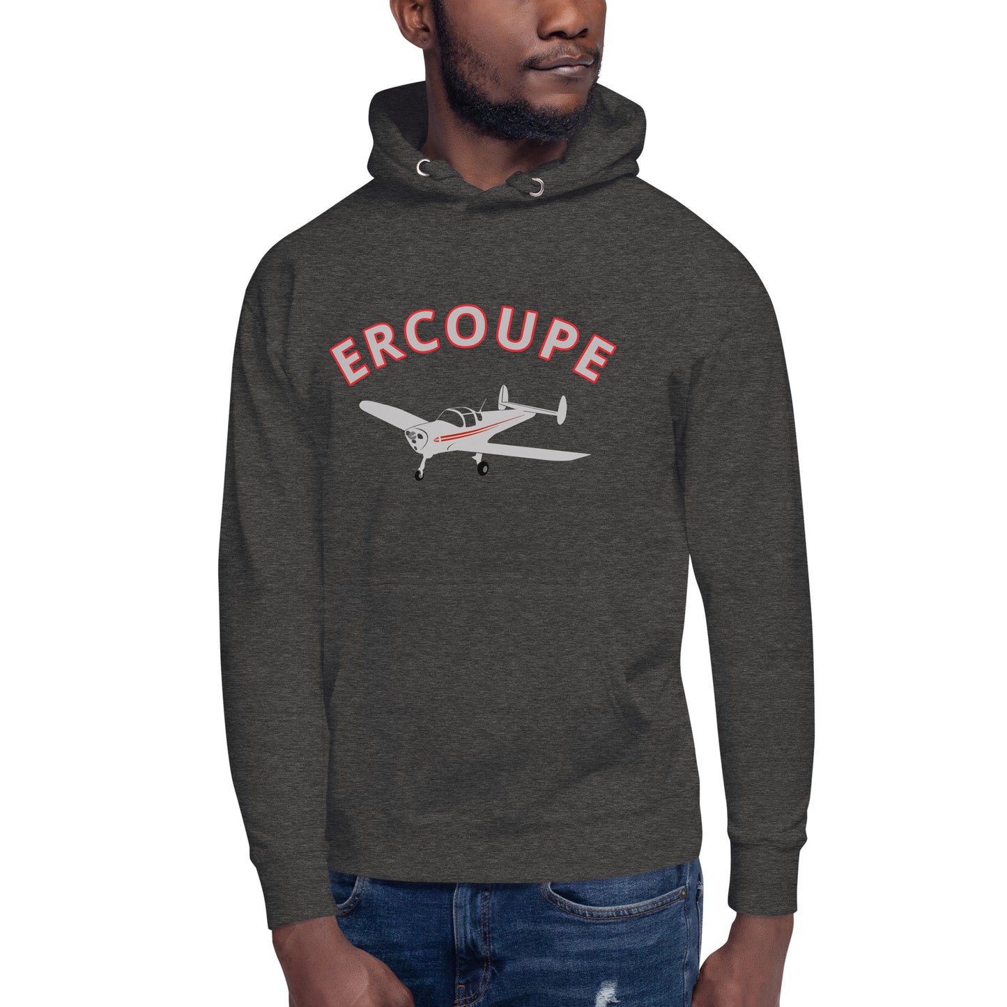 ERCOUPE exclusive aircraft graphic - cozy Unisex Hoodie. Classic fit for men and women