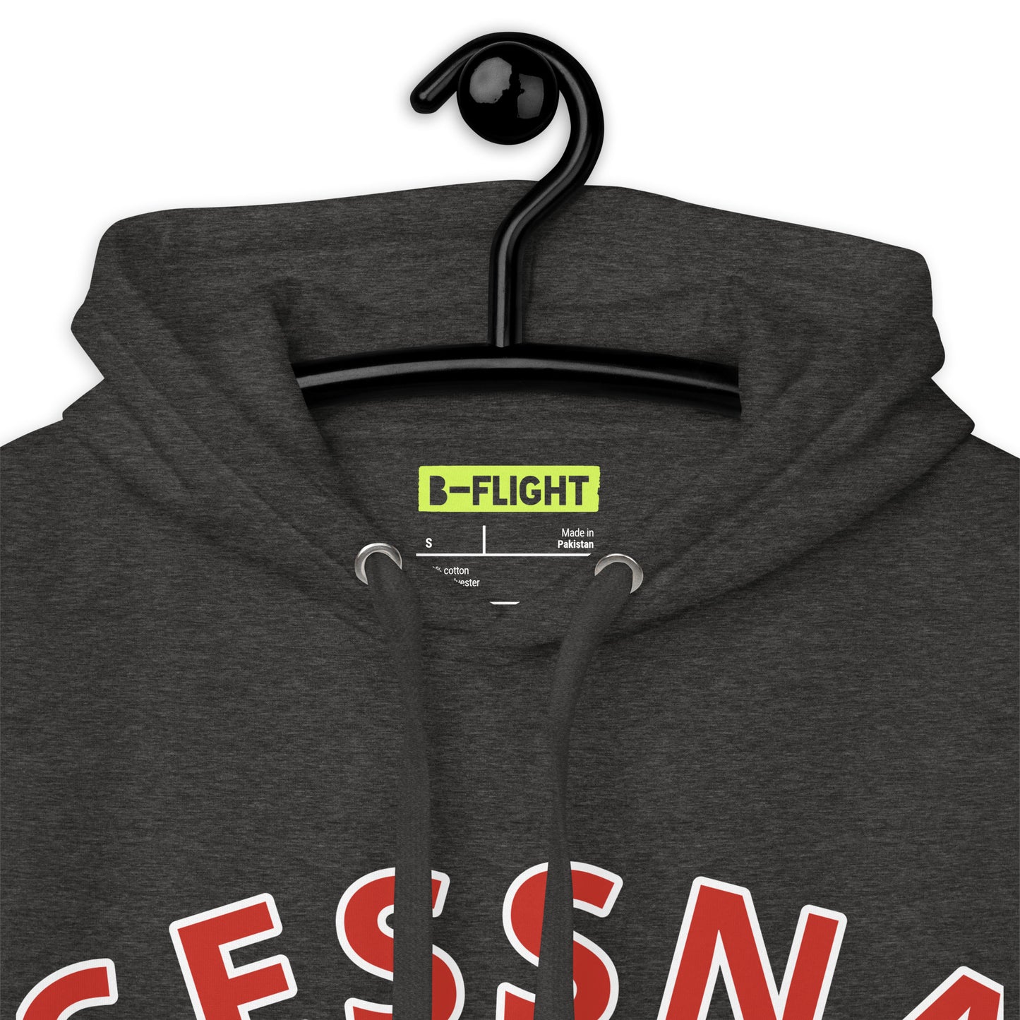 CESSNA 180 Skywagon White-Red aircraft graphic - cozy Unisex Hoodie. Classic fit for men and women