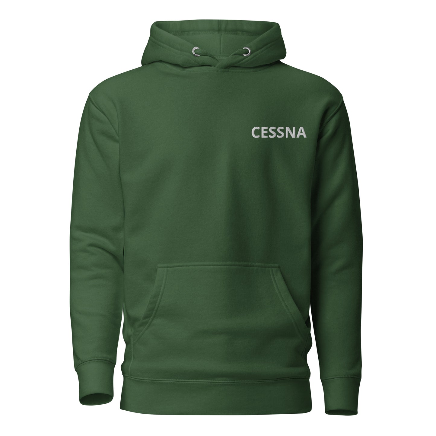 CESSNA 172 retro yellow Back Print with front embroidery CUSTOM N Number Unisex Hoodie