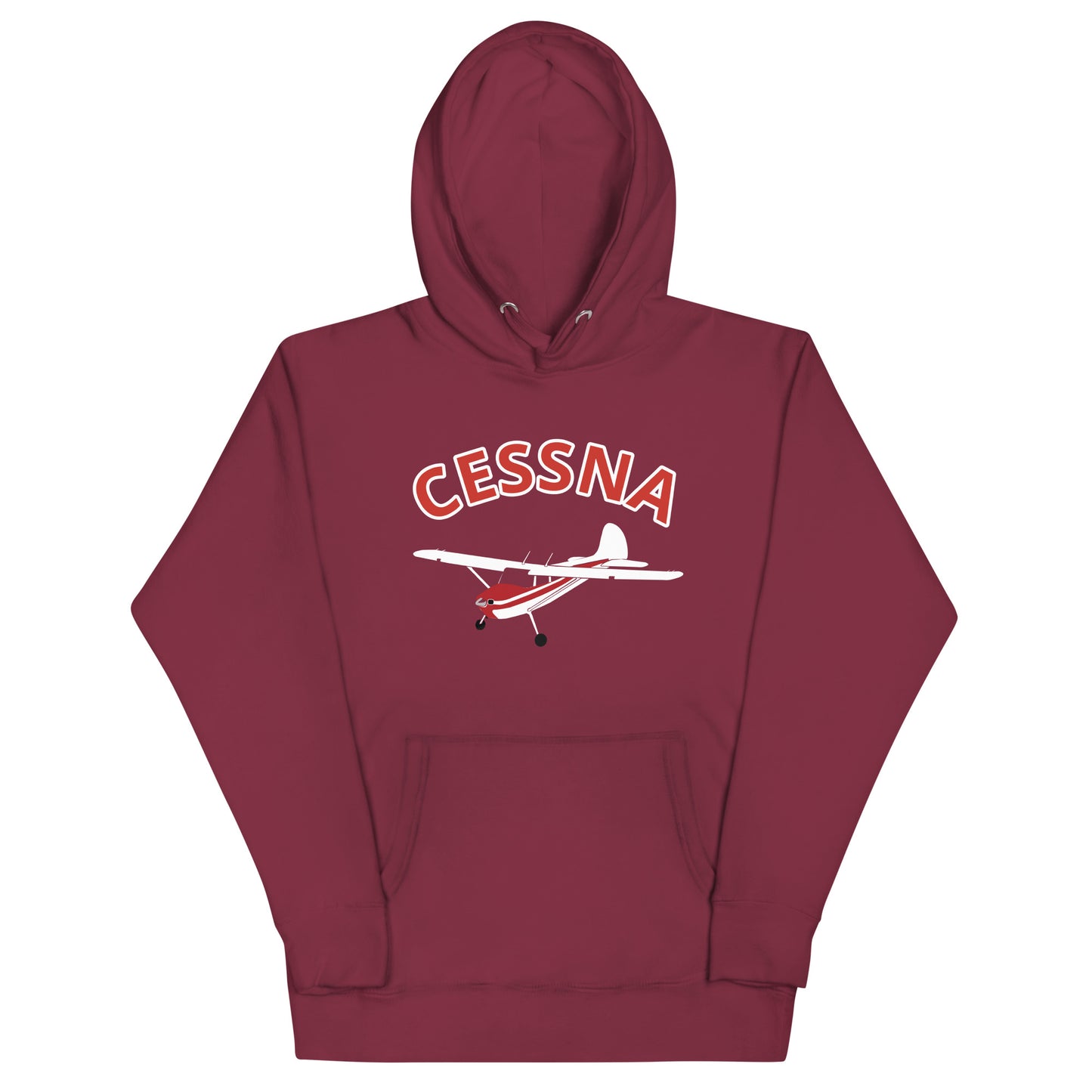 CESSNA 170 Polished-red airplane cozy unisex Hoodie