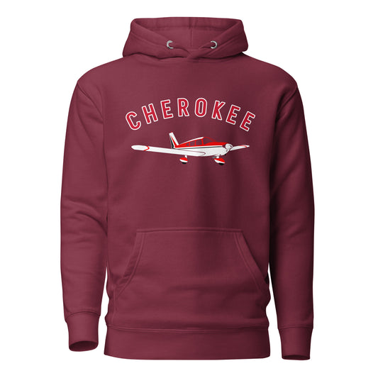 CHEROKEE exclusive aircraft graphic - cozy Unisex Hoodie. Classic fit for men and women.