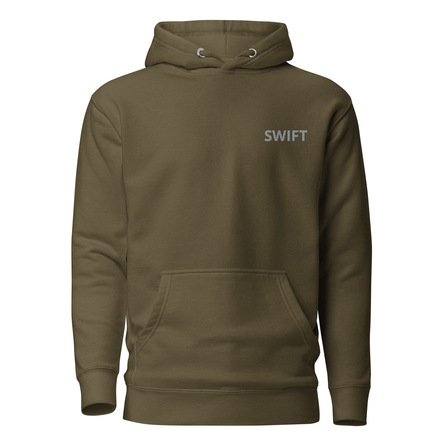 SWIFT Back Print with front embroidery CUSTOM N Number Unisex Hoodie