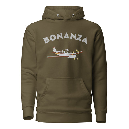 BONANZA F33 exclusive aircraft graphic - cozy Unisex Hoodie