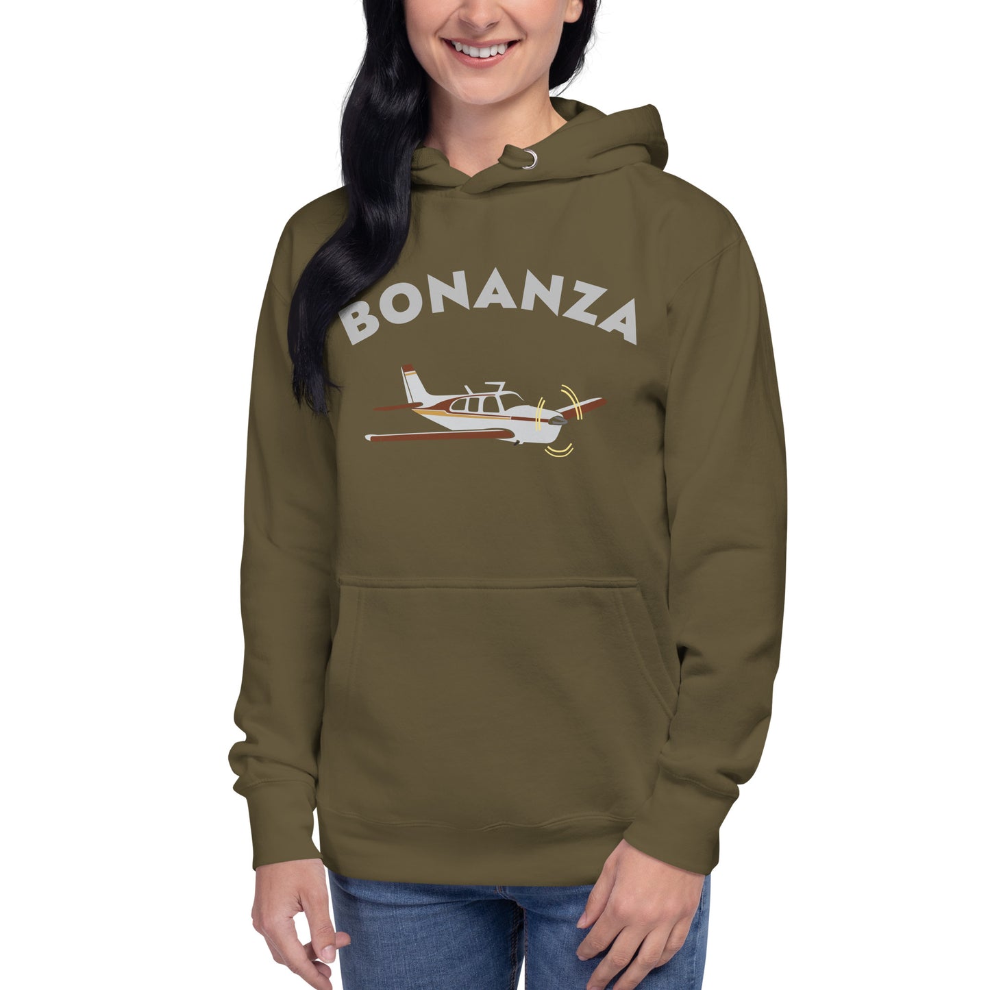 BONANZA F33 exclusive aircraft graphic - cozy Unisex Hoodie