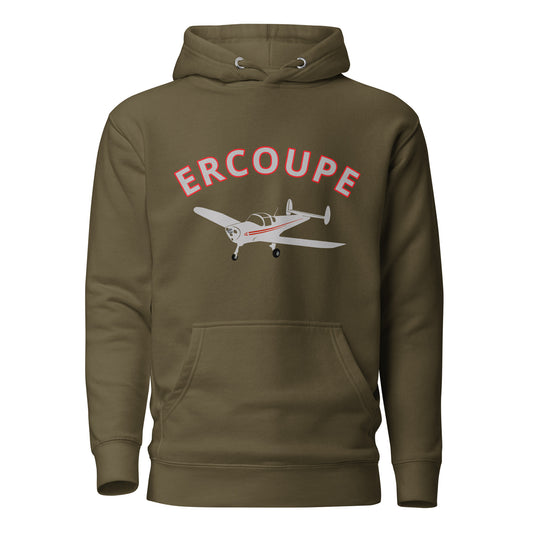 ERCOUPE exclusive aircraft graphic - cozy Unisex Hoodie. Classic fit for men and women