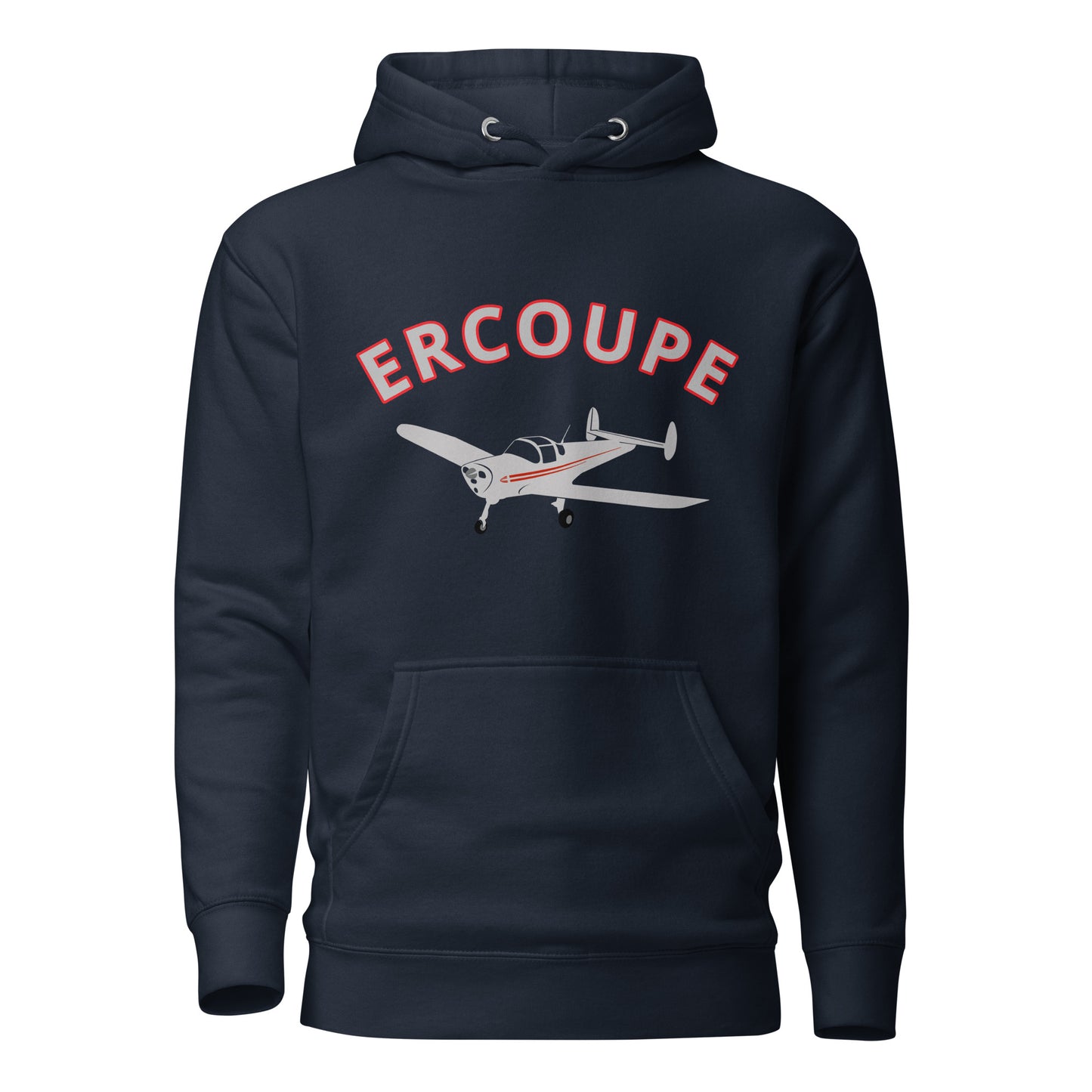 ERCOUPE exclusive aircraft graphic - cozy Unisex Hoodie. Classic fit for men and women