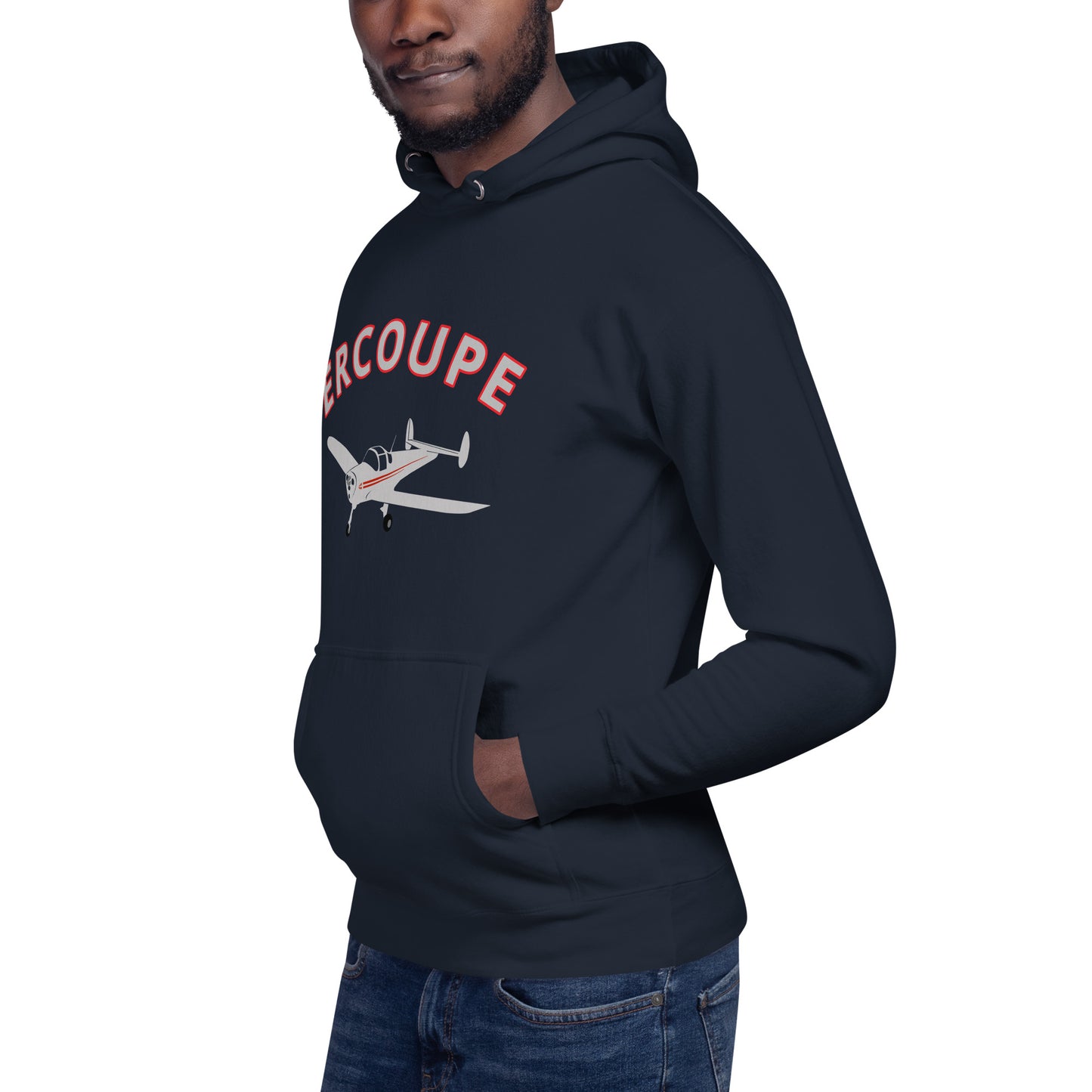 ERCOUPE exclusive aircraft graphic - cozy Unisex Hoodie. Classic fit for men and women