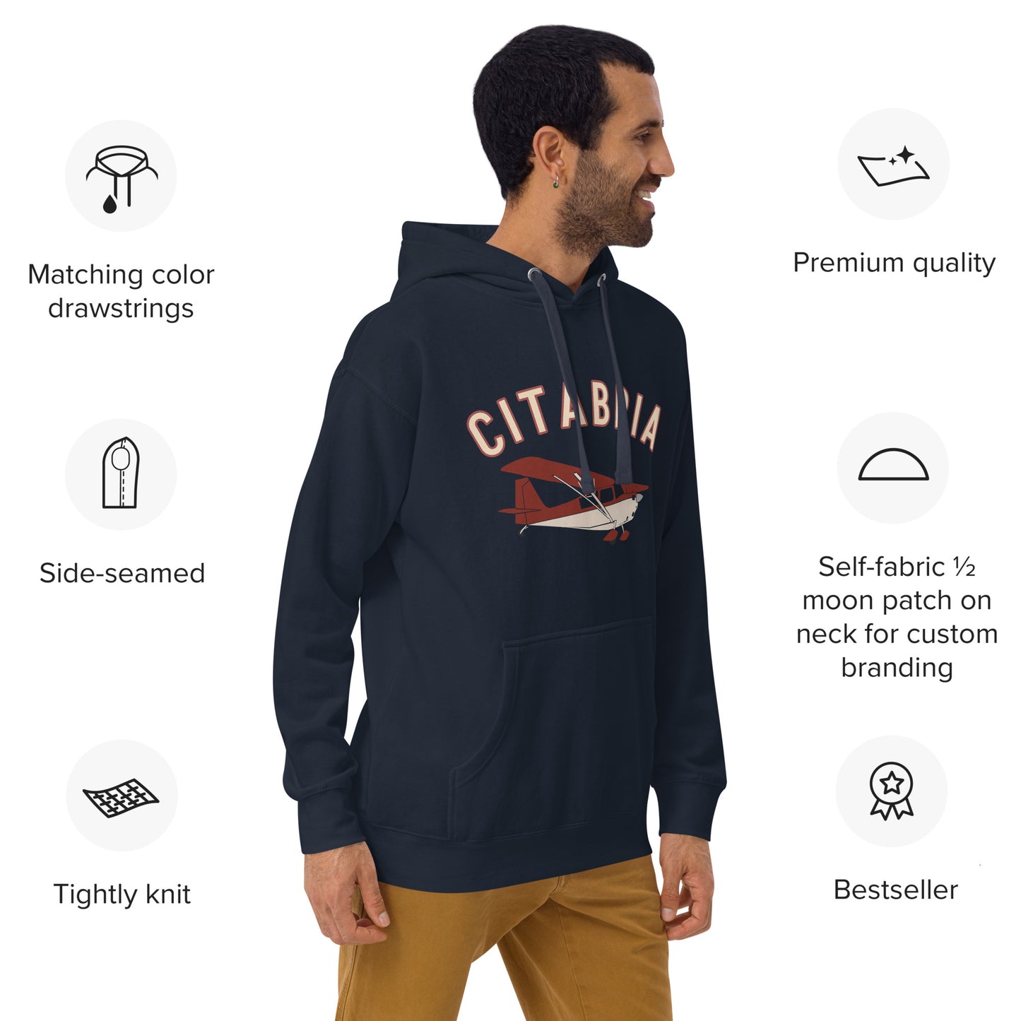 CITABRIA aircraft Cozy aviation Unisex Hoodie.