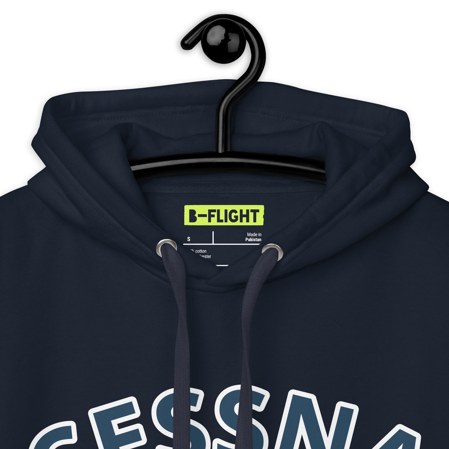 CESSNA 172 polished grey - blue  printed cozy fleece aviation Unisex Hoodie.