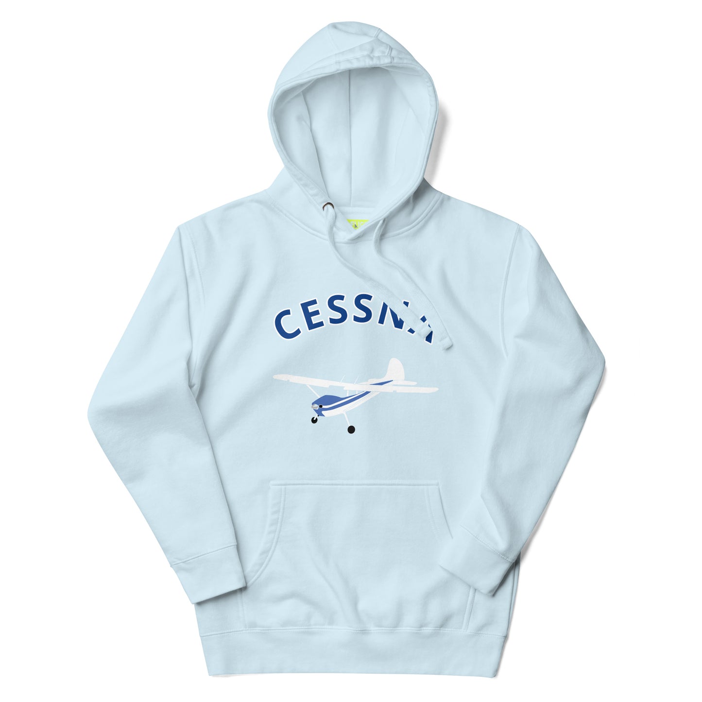 CESSNA 170 White-blue airplane cozy unisex Hoodie