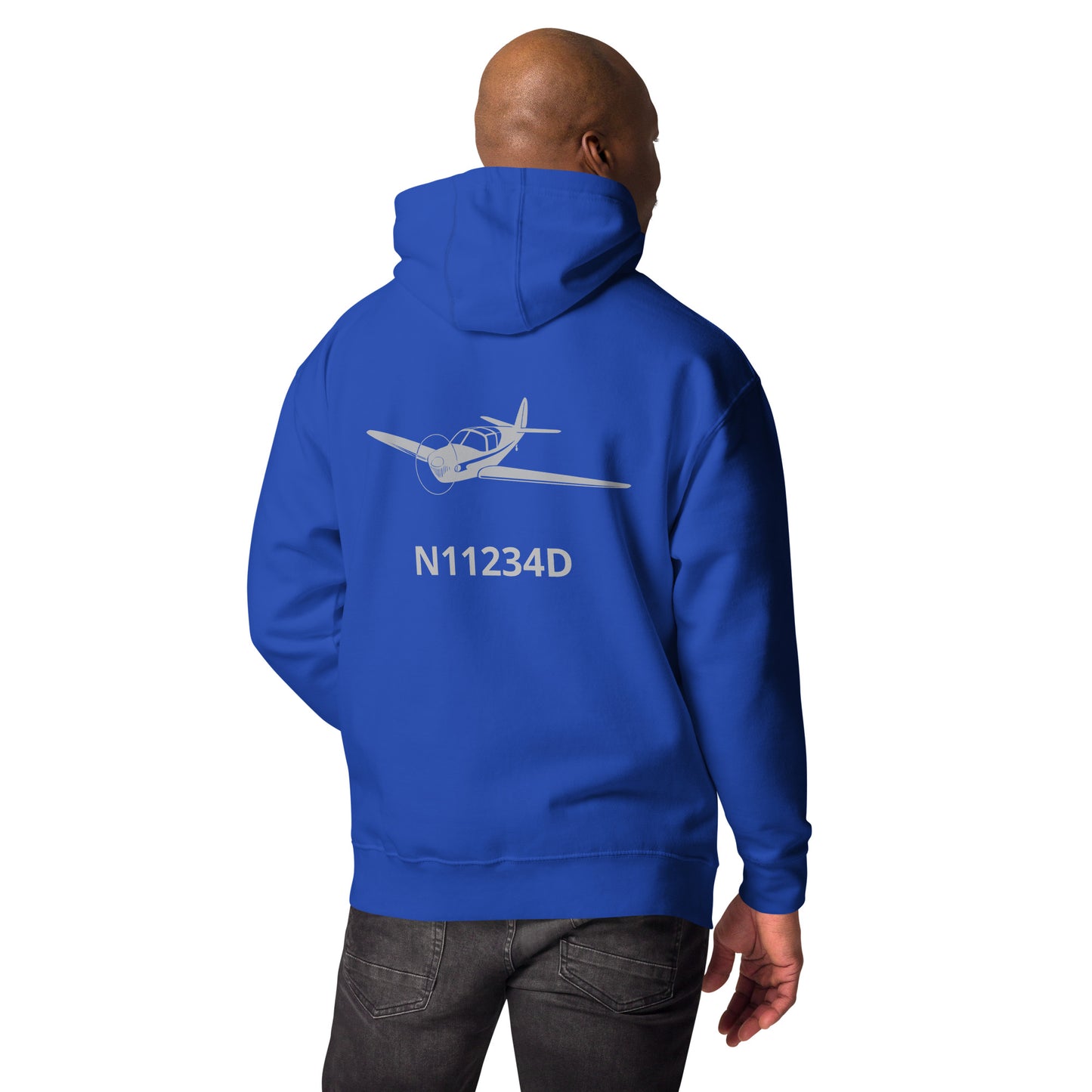 SWIFT Back Print with front embroidery CUSTOM N Number Unisex Hoodie