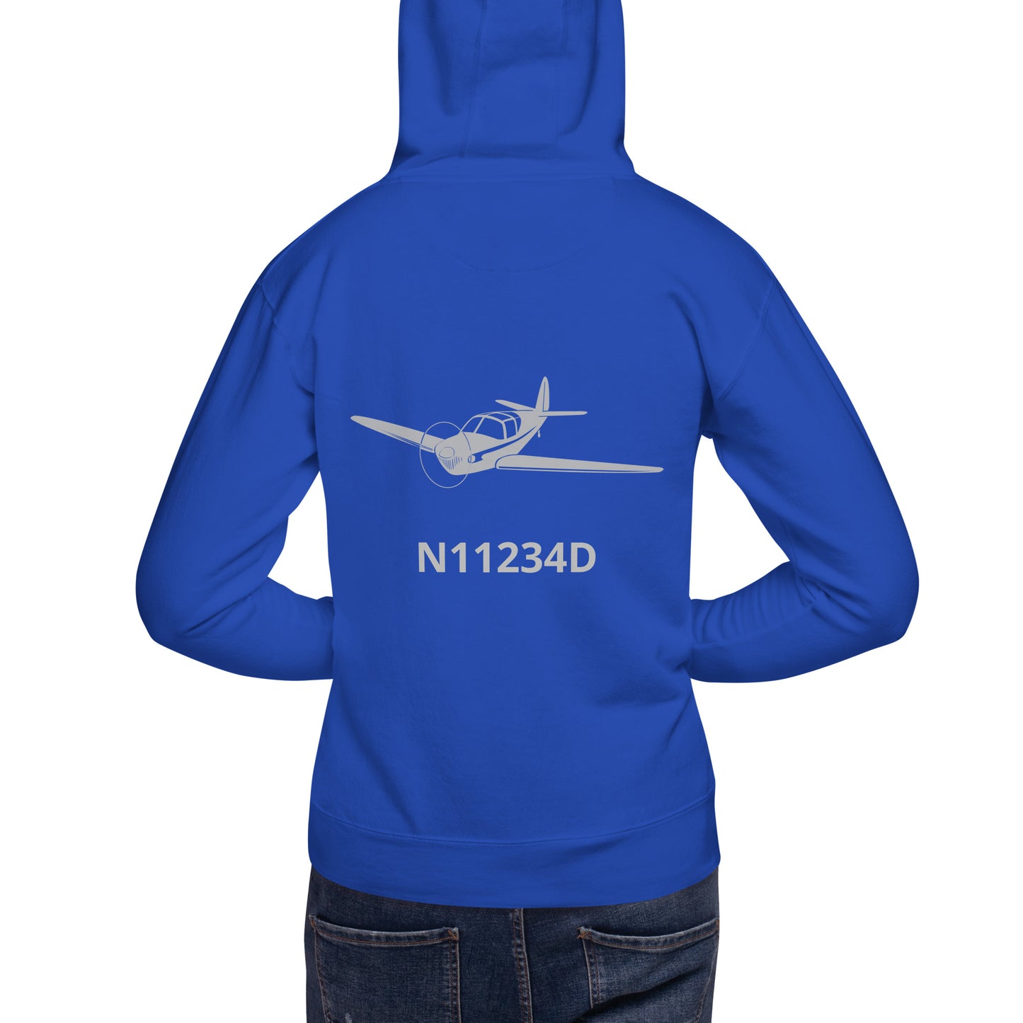 SWIFT Back Print with front embroidery CUSTOM N Number Unisex Hoodie