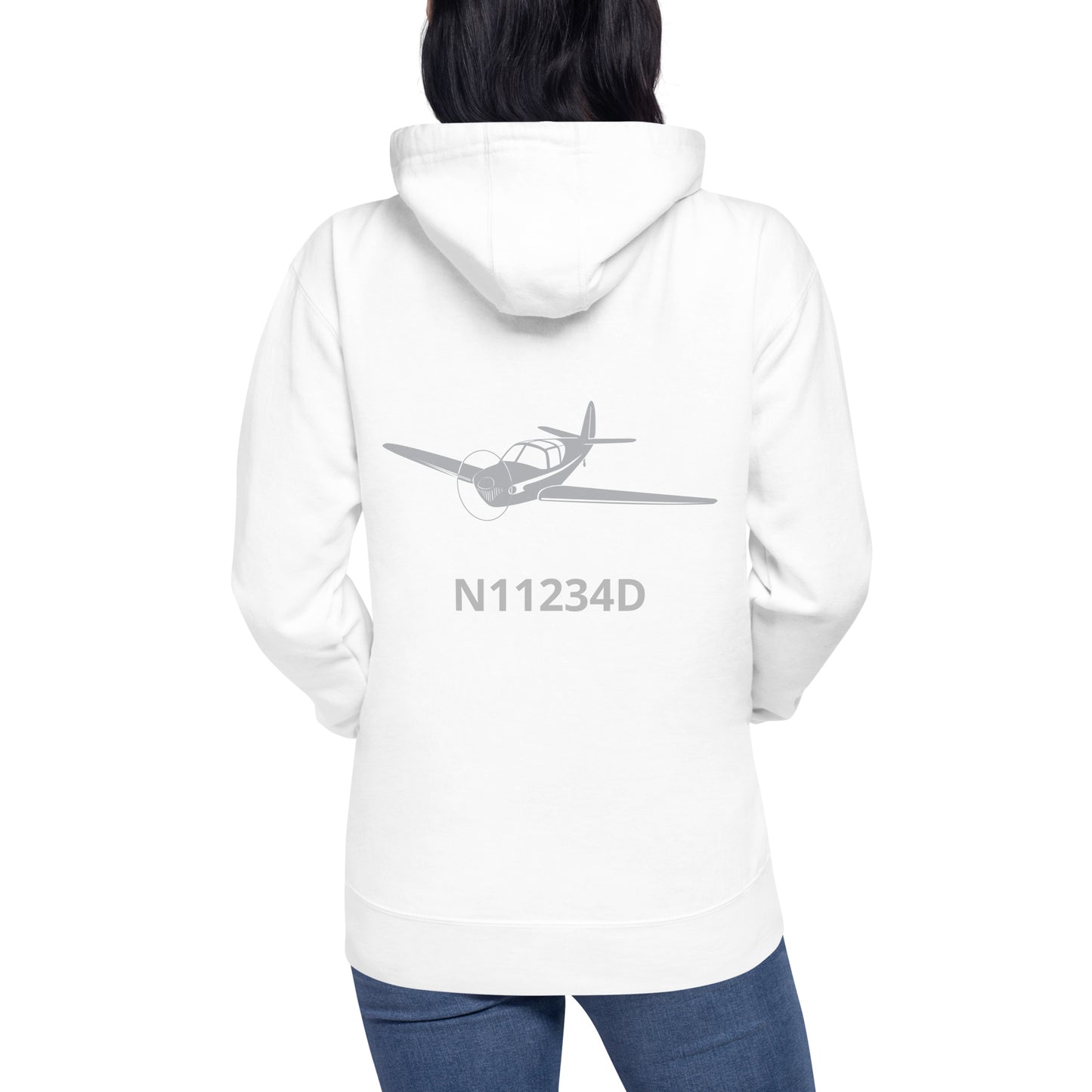 SWIFT Back Print with front embroidery CUSTOM N Number Unisex Hoodie