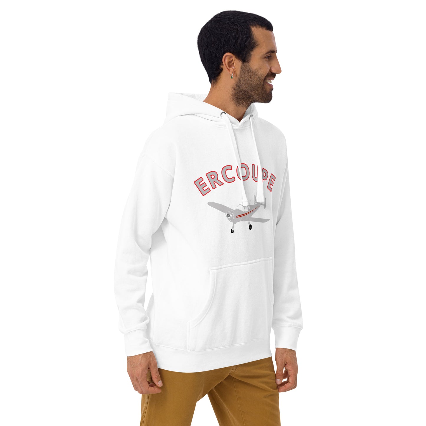 ERCOUPE exclusive aircraft graphic - cozy Unisex Hoodie. Classic fit for men and women