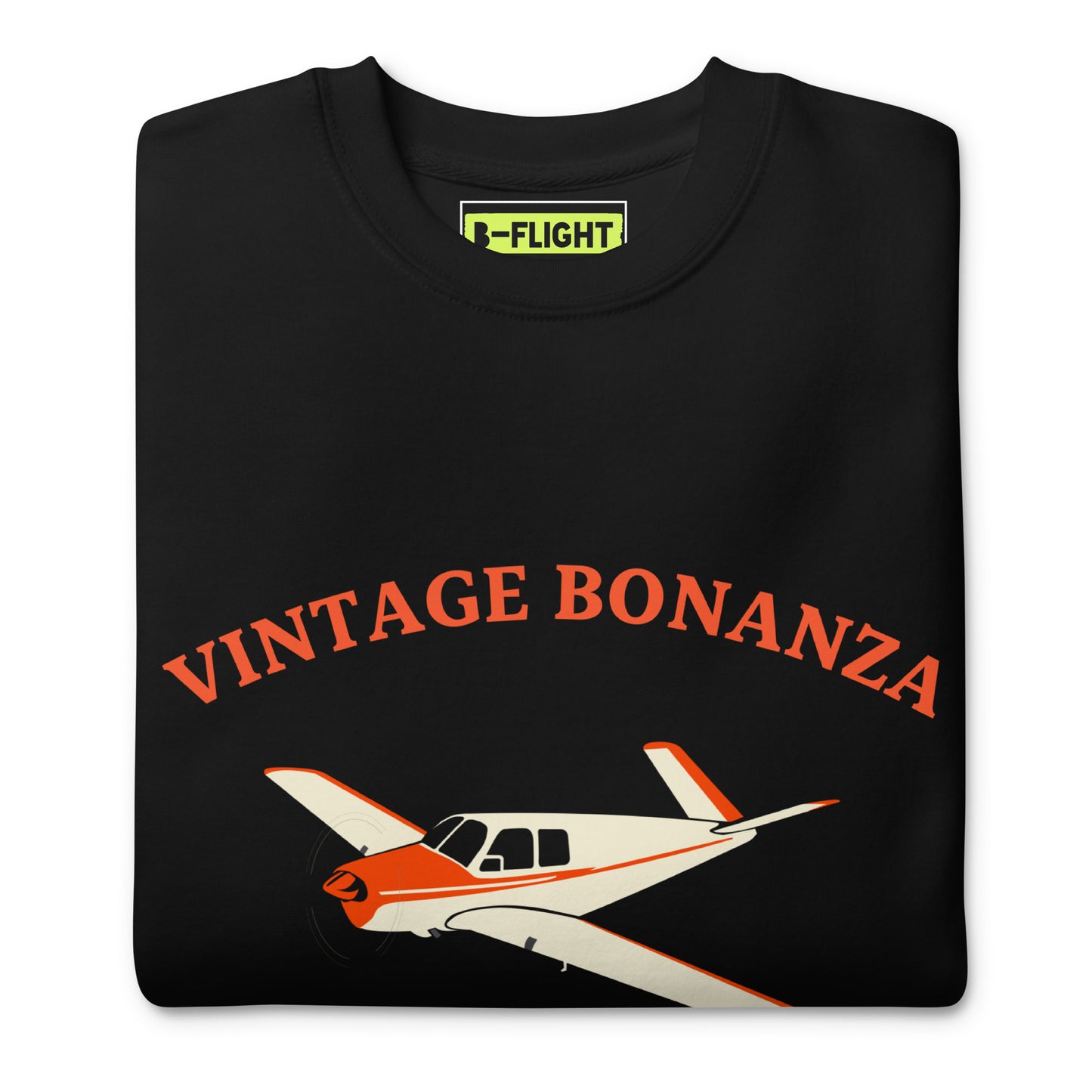 V TAIL Vintage BONAZNA Printed Unisex Cozy Fleece Aviation Pullover