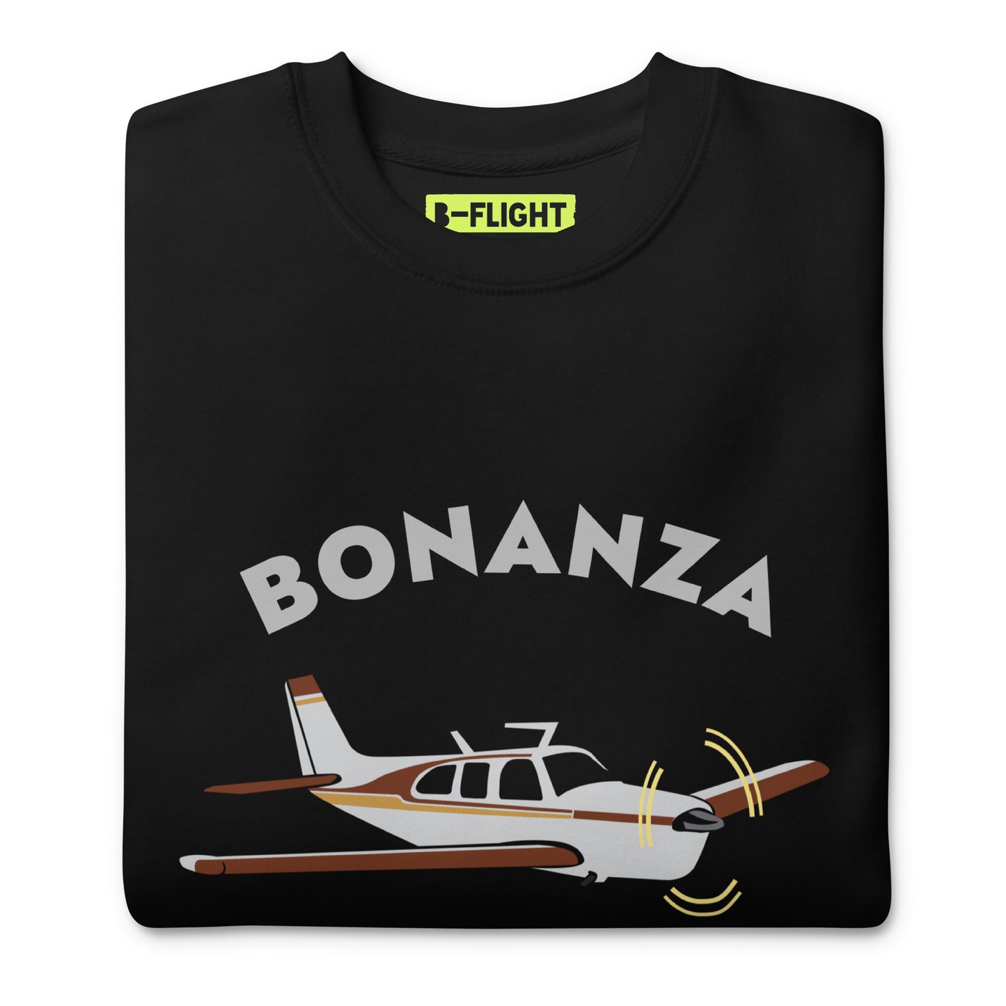 BONAZNA F33 Printed Unisex Cozy Fleece Aviation Premium Sweatshirt.