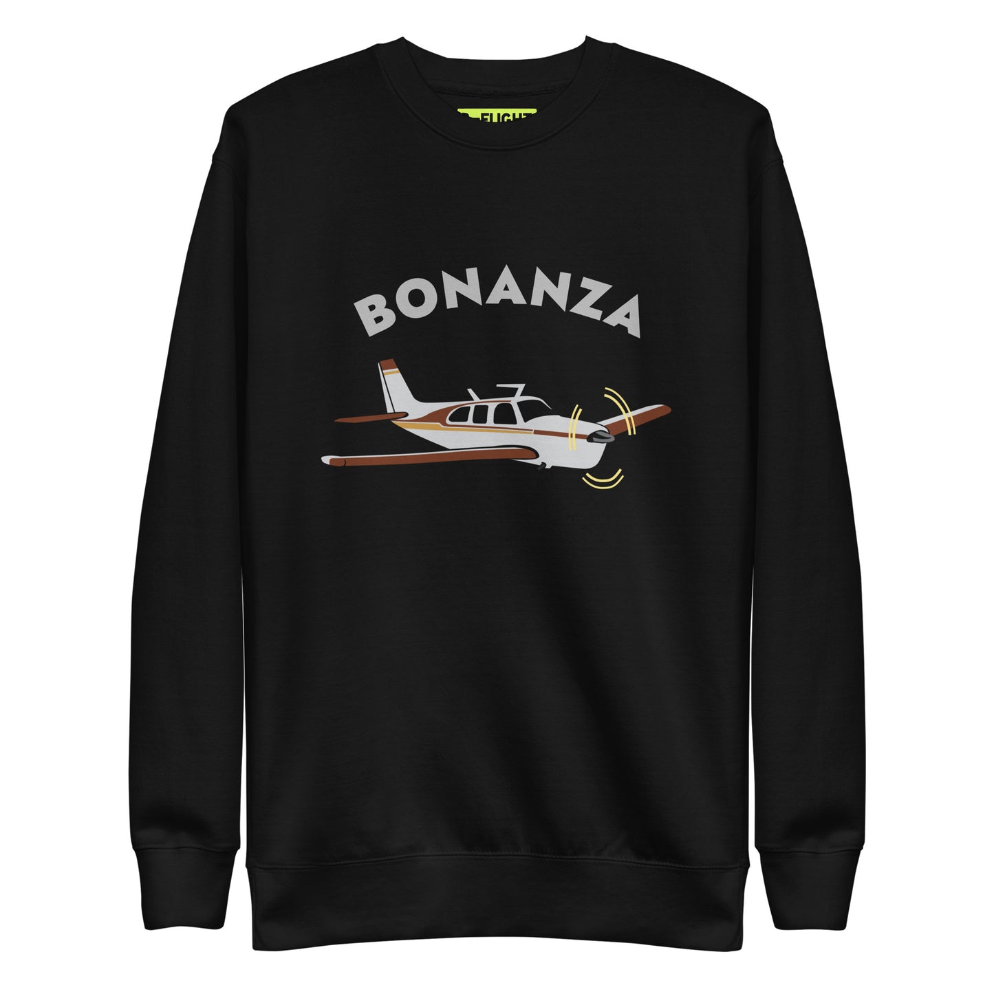 BONAZNA F33 Printed Unisex Cozy Fleece Aviation Premium Sweatshirt.