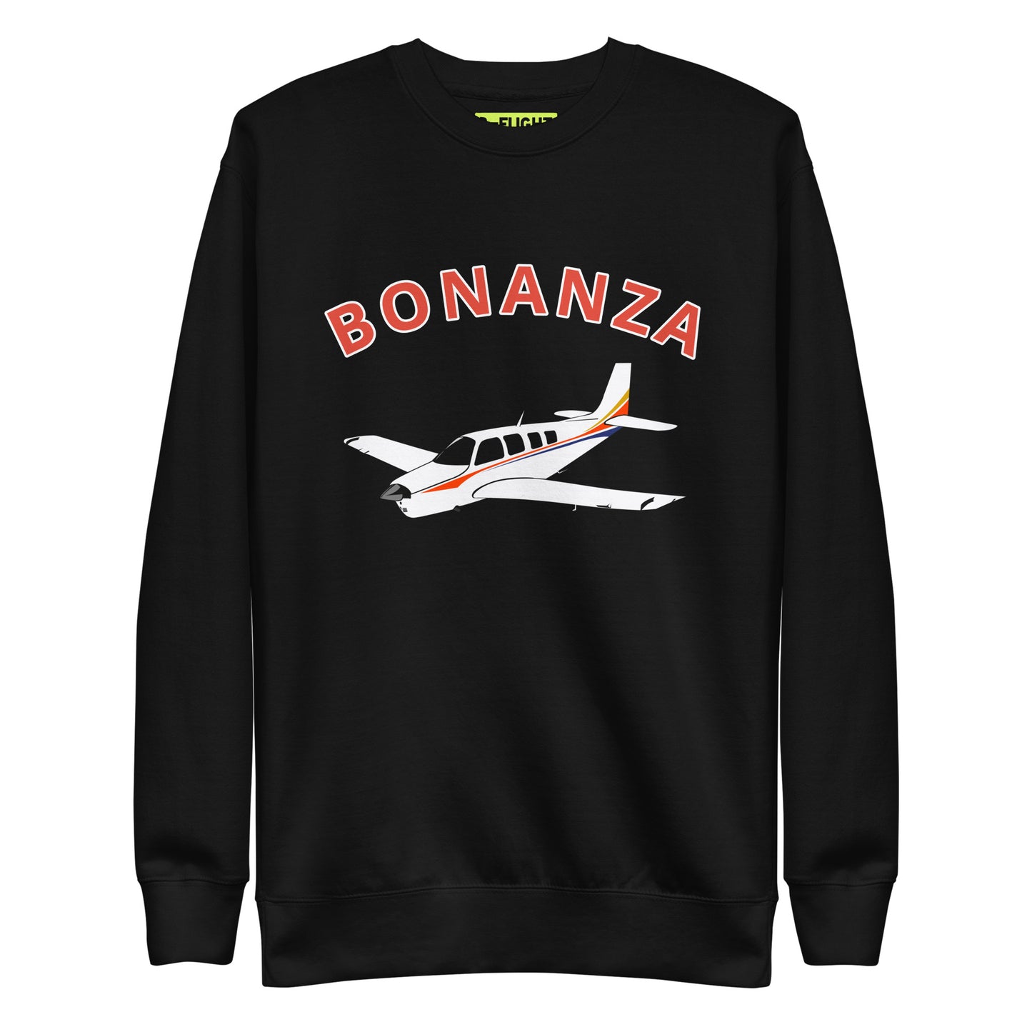 BONAZNA A36 Printed Unisex Cozy Fleece Aviation Premium Sweatshirt.