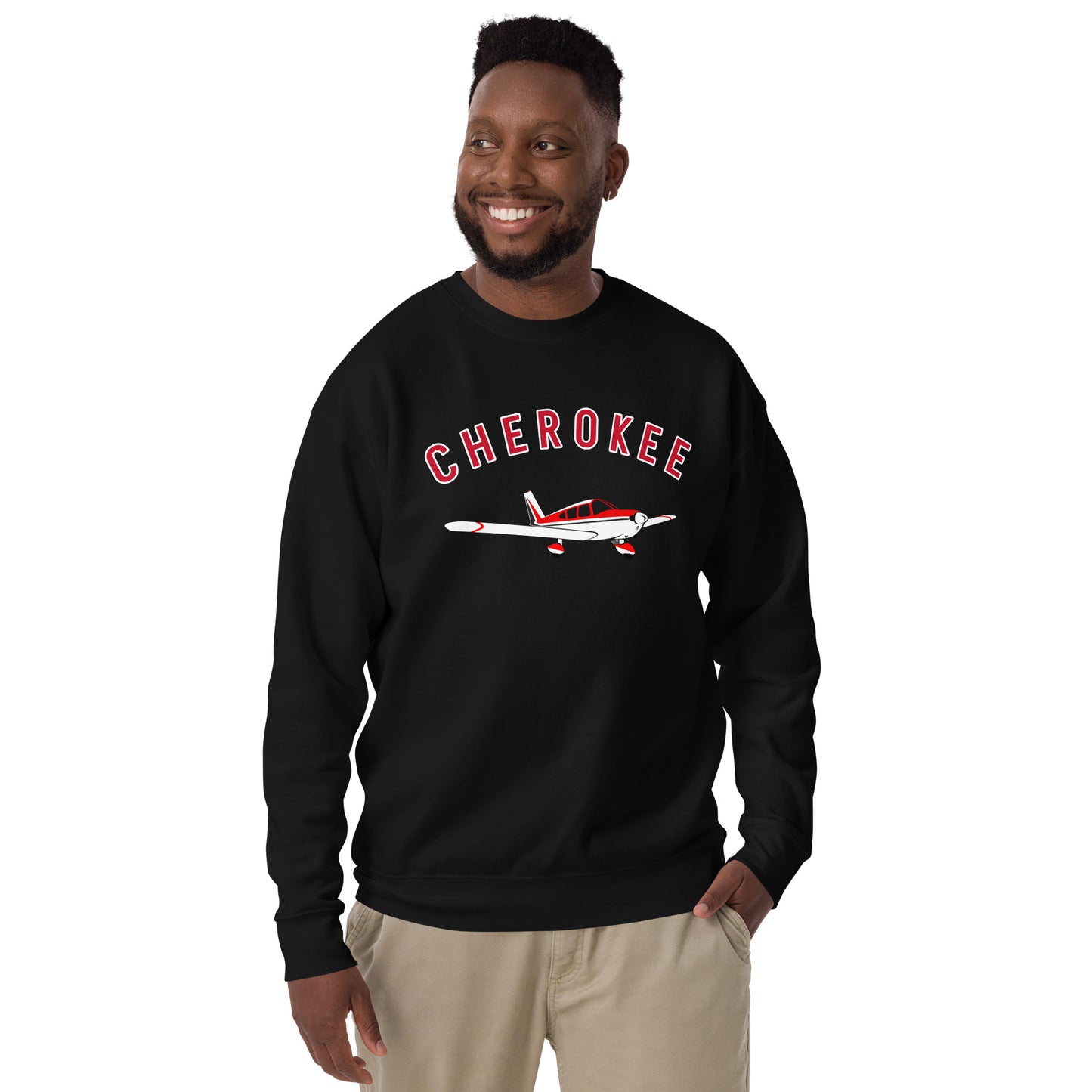 CHEROKEE Printed Unisex Cozy Fleece Aviation Premium Sweatshirt