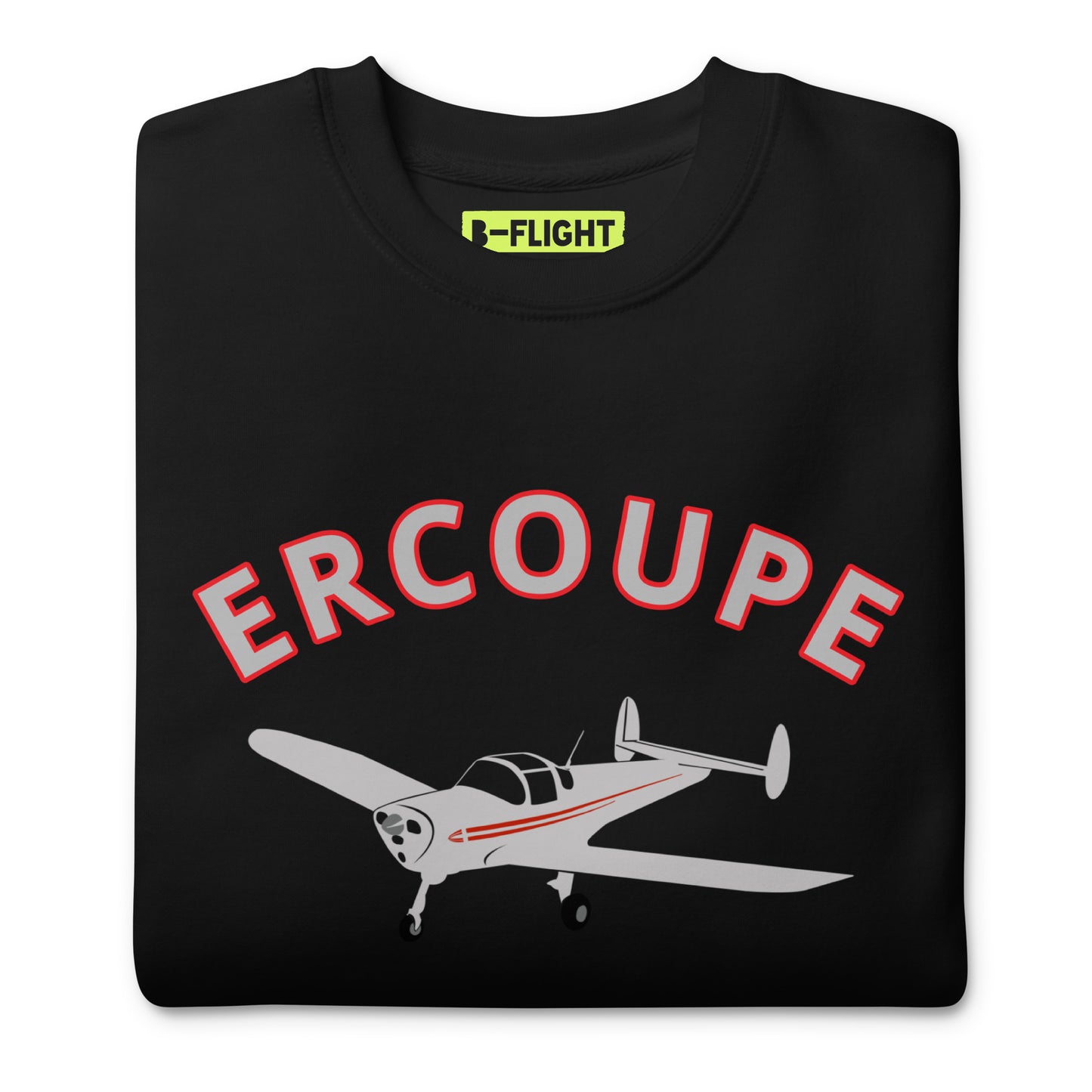 ERCOUPE Printed Unisex Cozy Fleece Aviation Premium Sweatshirt