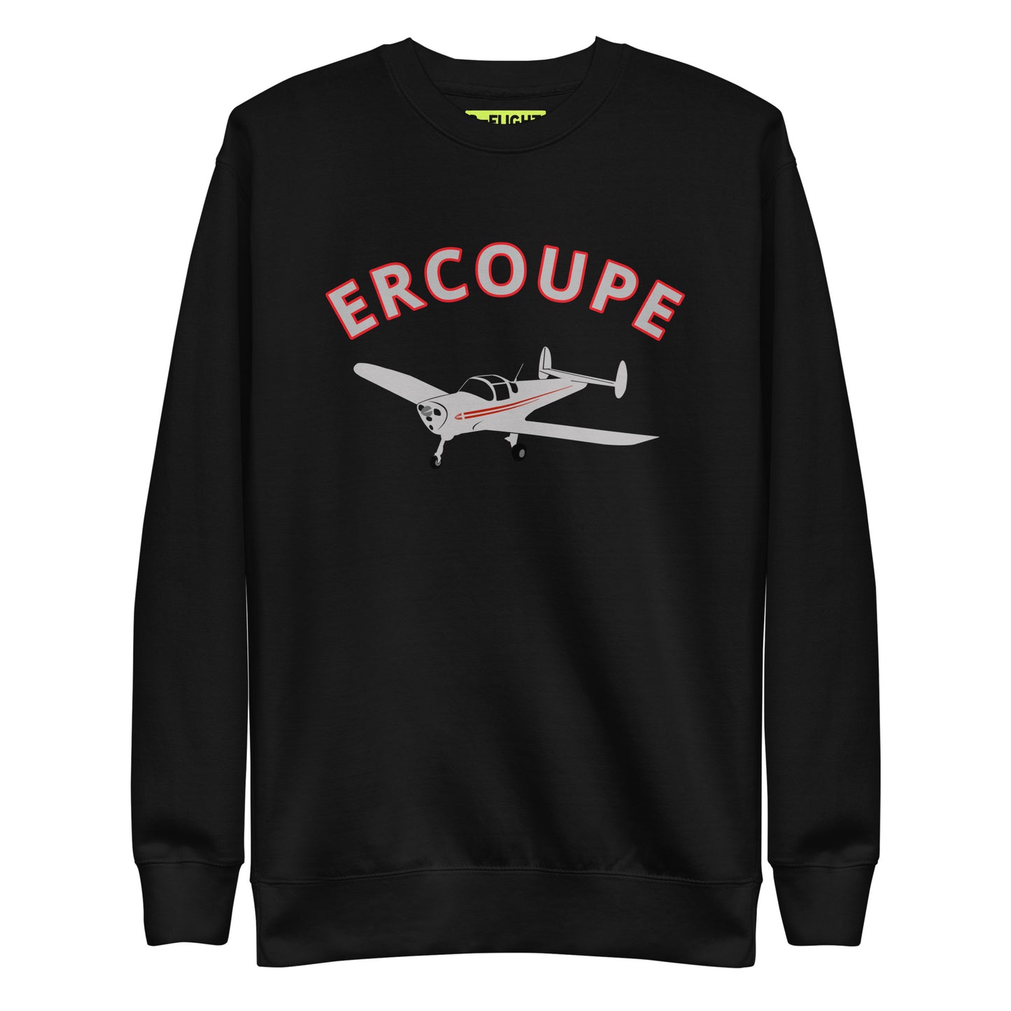 ERCOUPE Printed Unisex Cozy Fleece Aviation Premium Sweatshirt