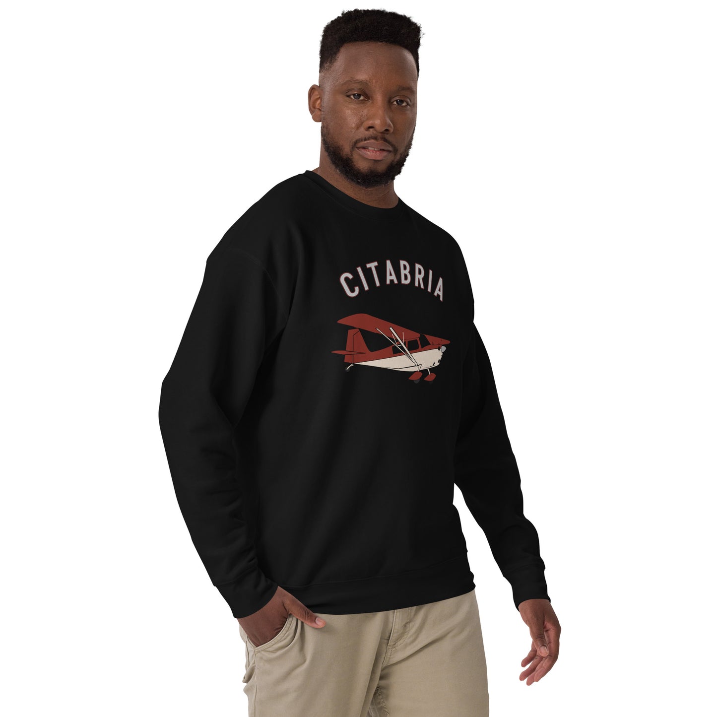 CITABRIA Printed Unisex Cozy Fleece Aviation Premium Sweatshirt