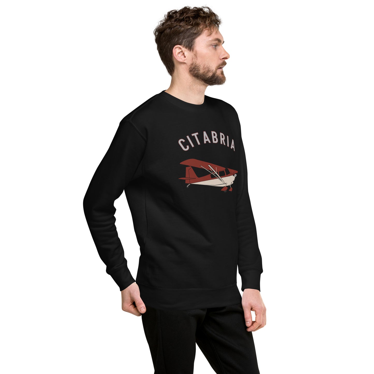 CITABRIA Printed Unisex Cozy Fleece Aviation Premium Sweatshirt