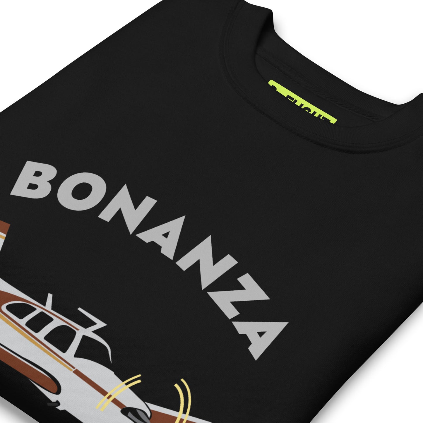 BONAZNA F33 Printed Unisex Cozy Fleece Aviation Premium Sweatshirt.