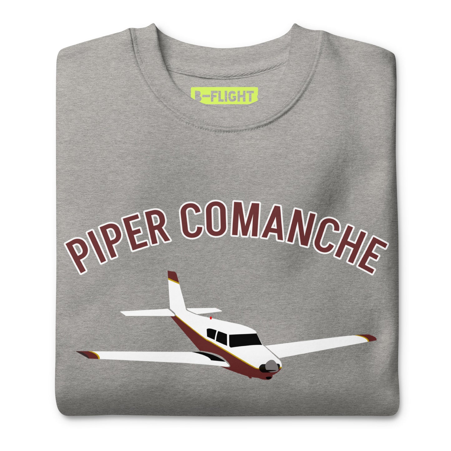 PIPER COMANCHE Printed Unisex Cozy Fleece Aviation Premium Sweatshirt