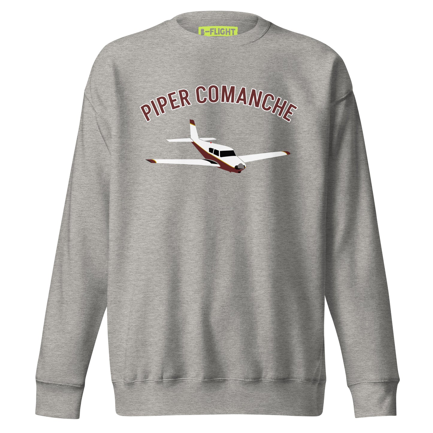 PIPER COMANCHE Printed Unisex Cozy Fleece Aviation Premium Sweatshirt