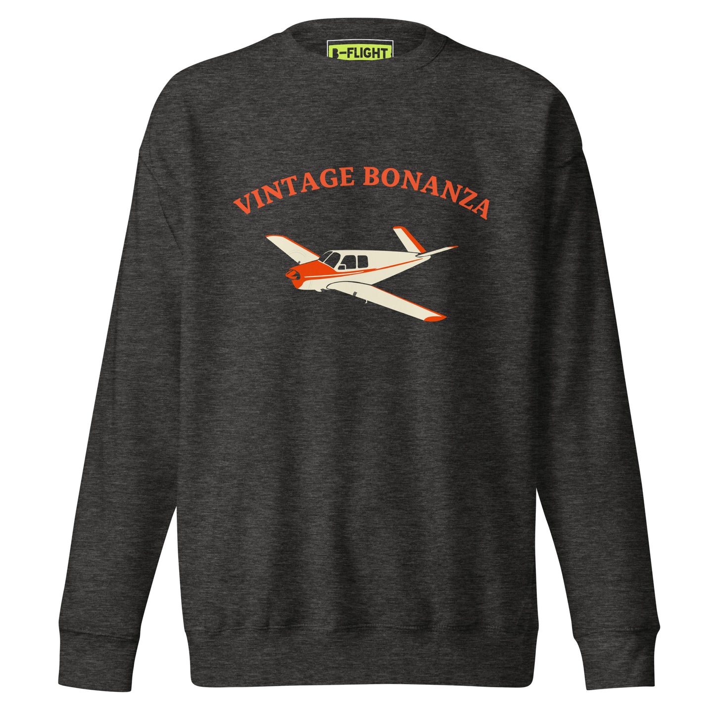 V TAIL Vintage BONAZNA Printed Unisex Cozy Fleece Aviation Pullover