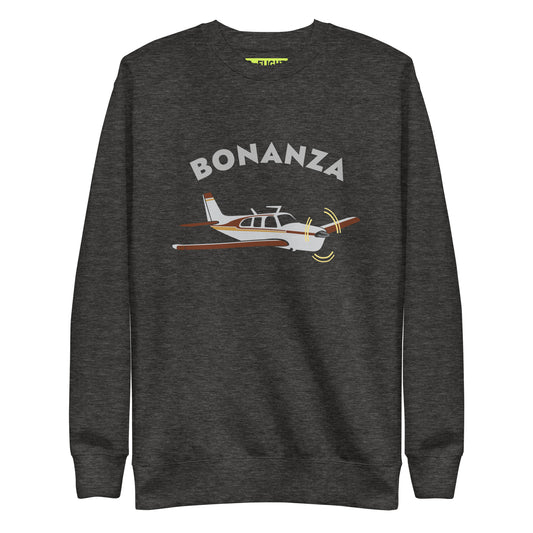 BONAZNA F33 Printed Unisex Cozy Fleece Aviation Premium Sweatshirt.
