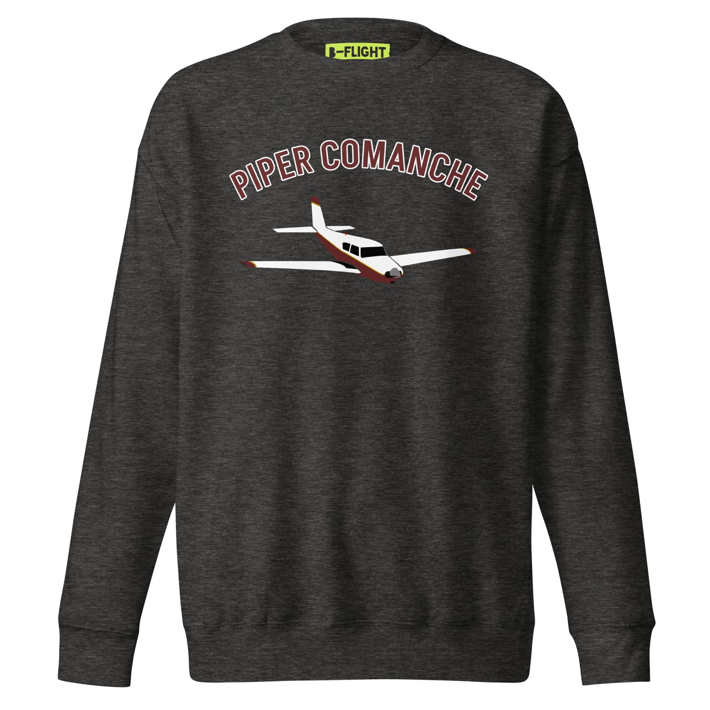 PIPER COMANCHE Printed Unisex Cozy Fleece Aviation Premium Sweatshirt