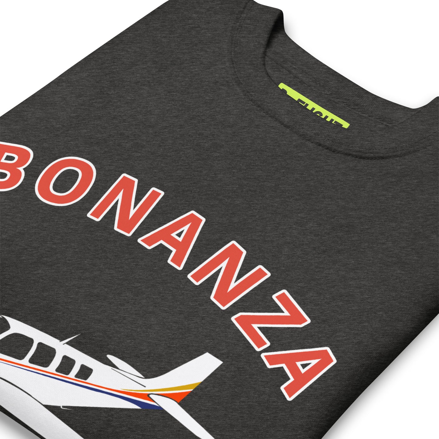 BONAZNA A36 Printed Unisex Cozy Fleece Aviation Premium Sweatshirt.