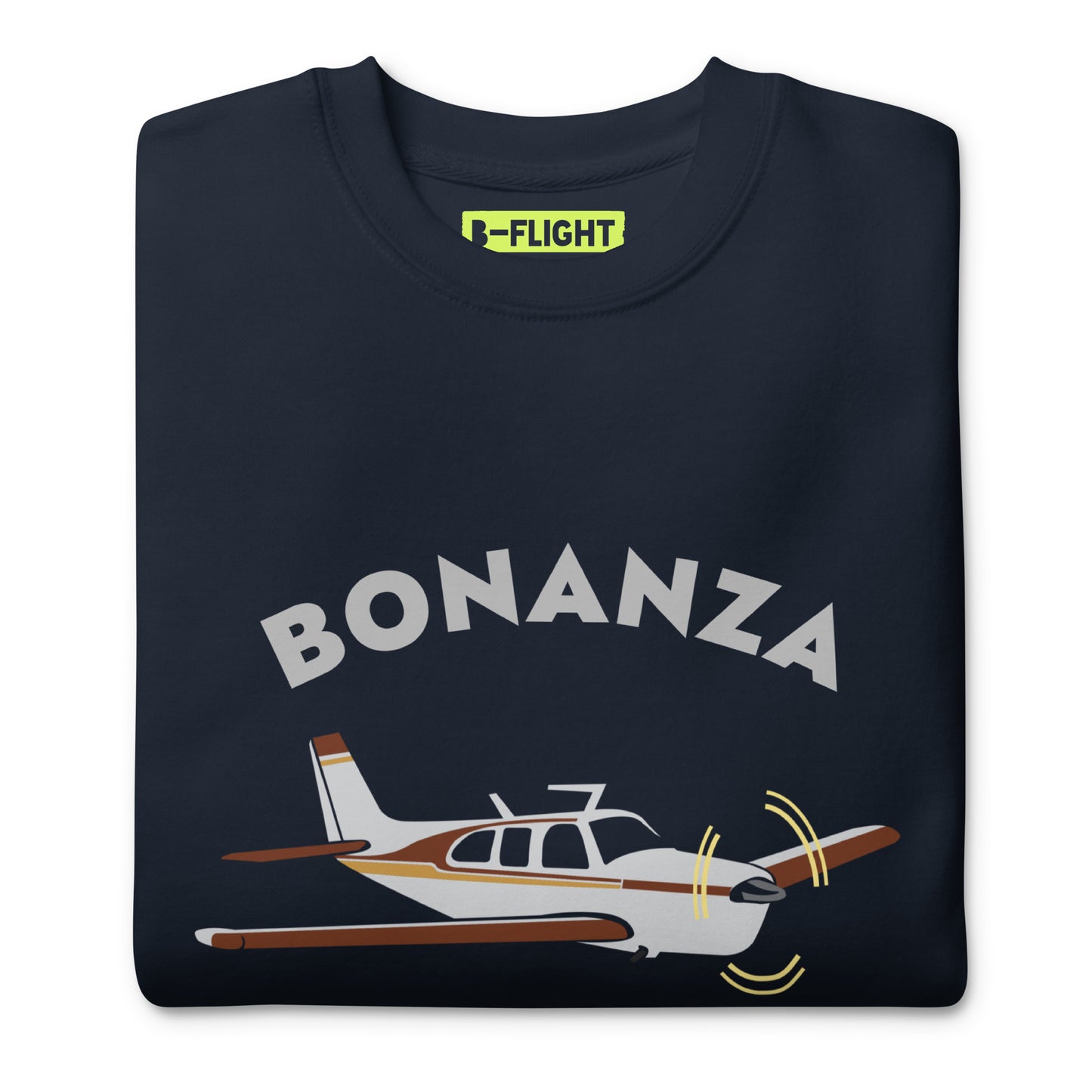 BONAZNA F33 Printed Unisex Cozy Fleece Aviation Premium Sweatshirt.