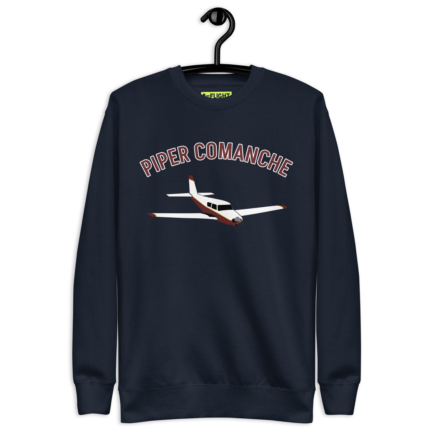 PIPER COMANCHE Printed Unisex Cozy Fleece Aviation Premium Sweatshirt