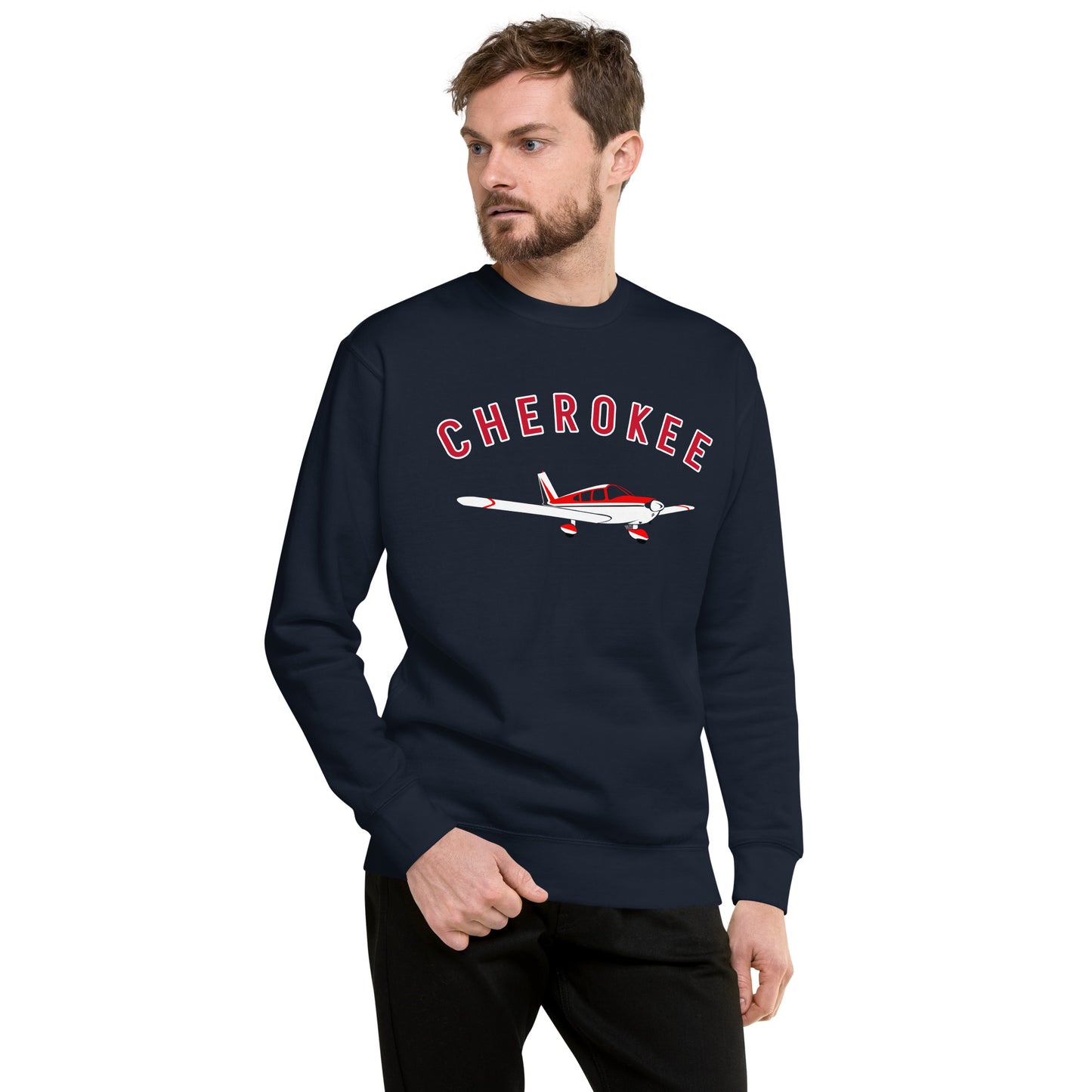 CHEROKEE Printed Unisex Cozy Fleece Aviation Premium Sweatshirt