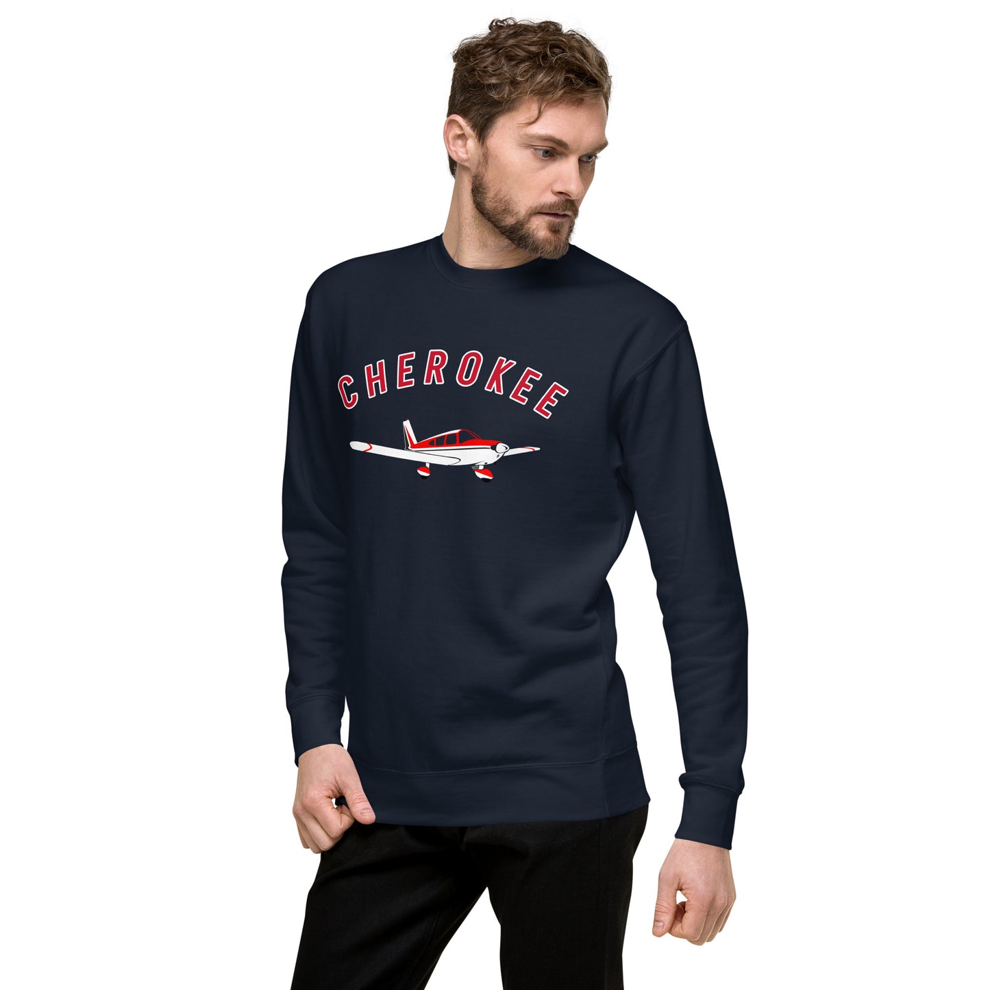 CHEROKEE Printed Unisex Cozy Fleece Aviation Premium Sweatshirt