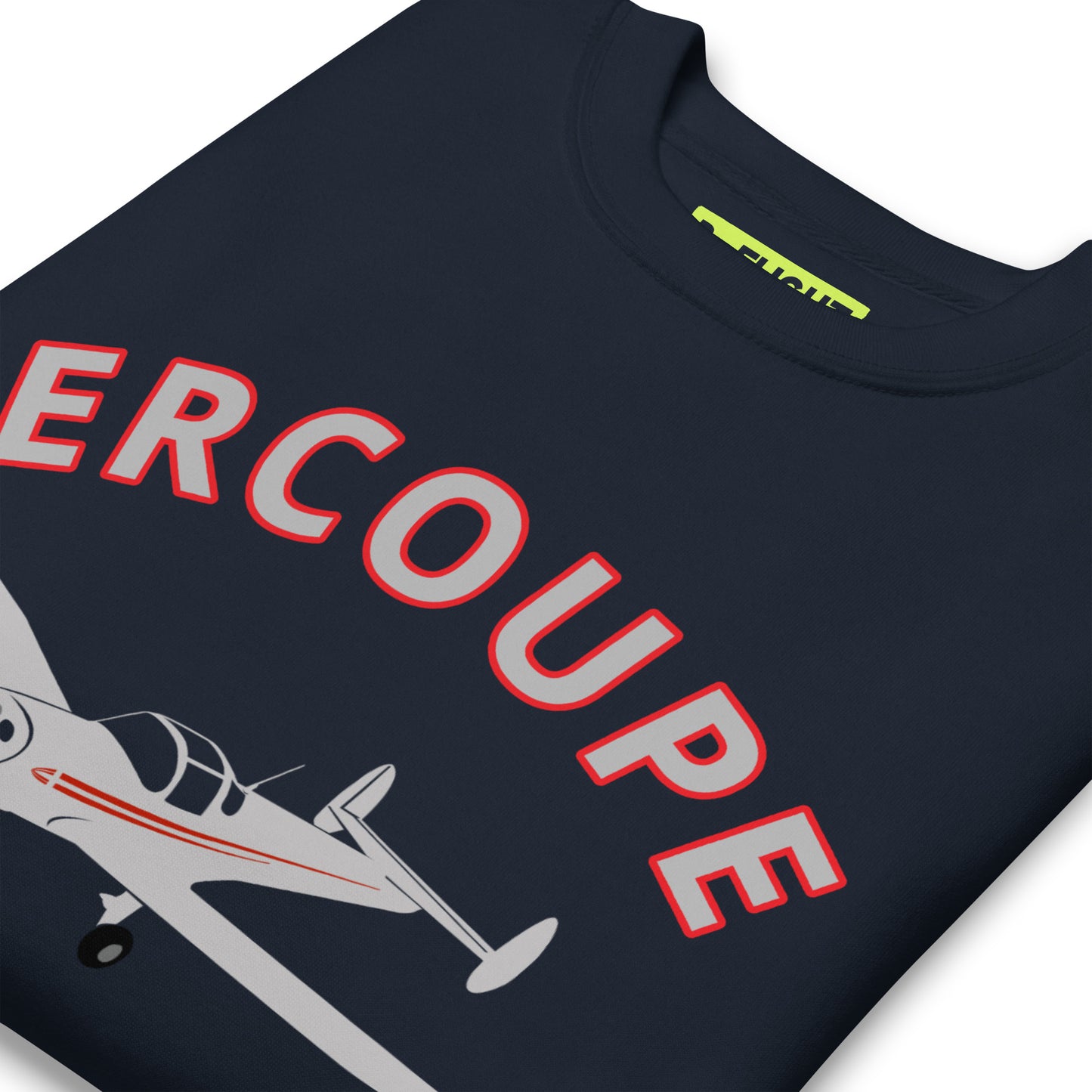 ERCOUPE Printed Unisex Cozy Fleece Aviation Premium Sweatshirt