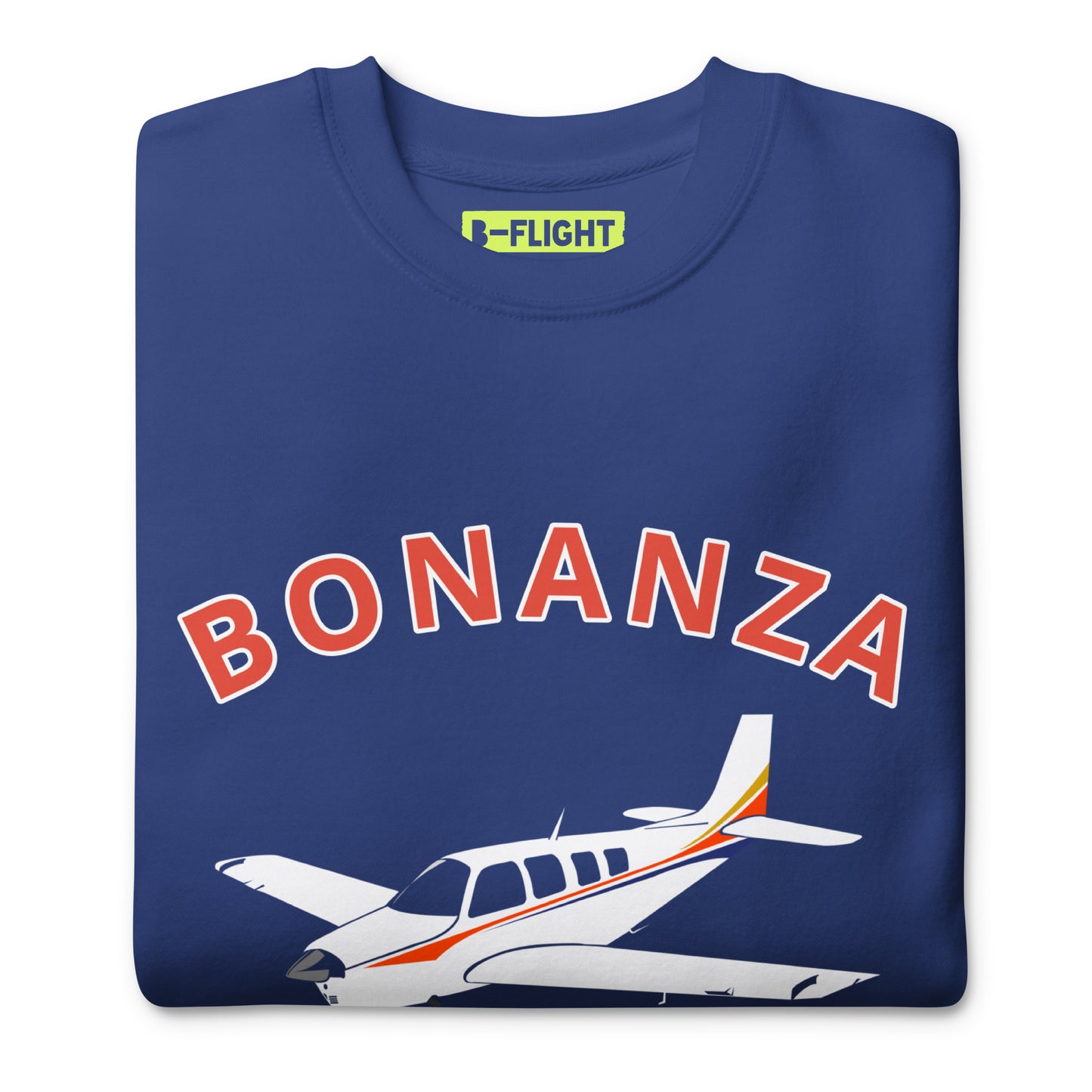 BONAZNA A36 Printed Unisex Cozy Fleece Aviation Premium Sweatshirt.