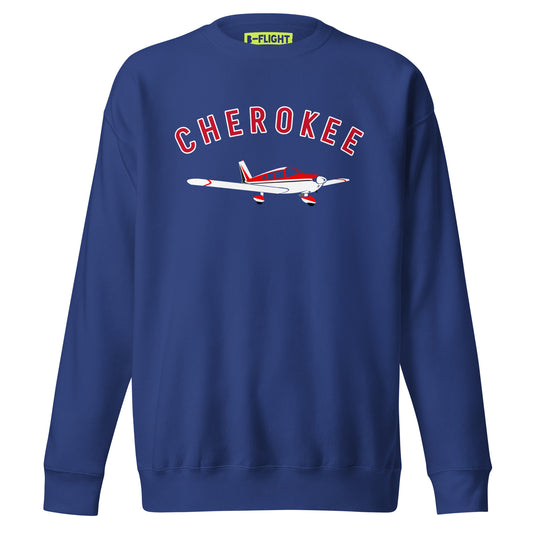 CHEROKEE Printed Unisex Cozy Fleece Aviation Premium Sweatshirt