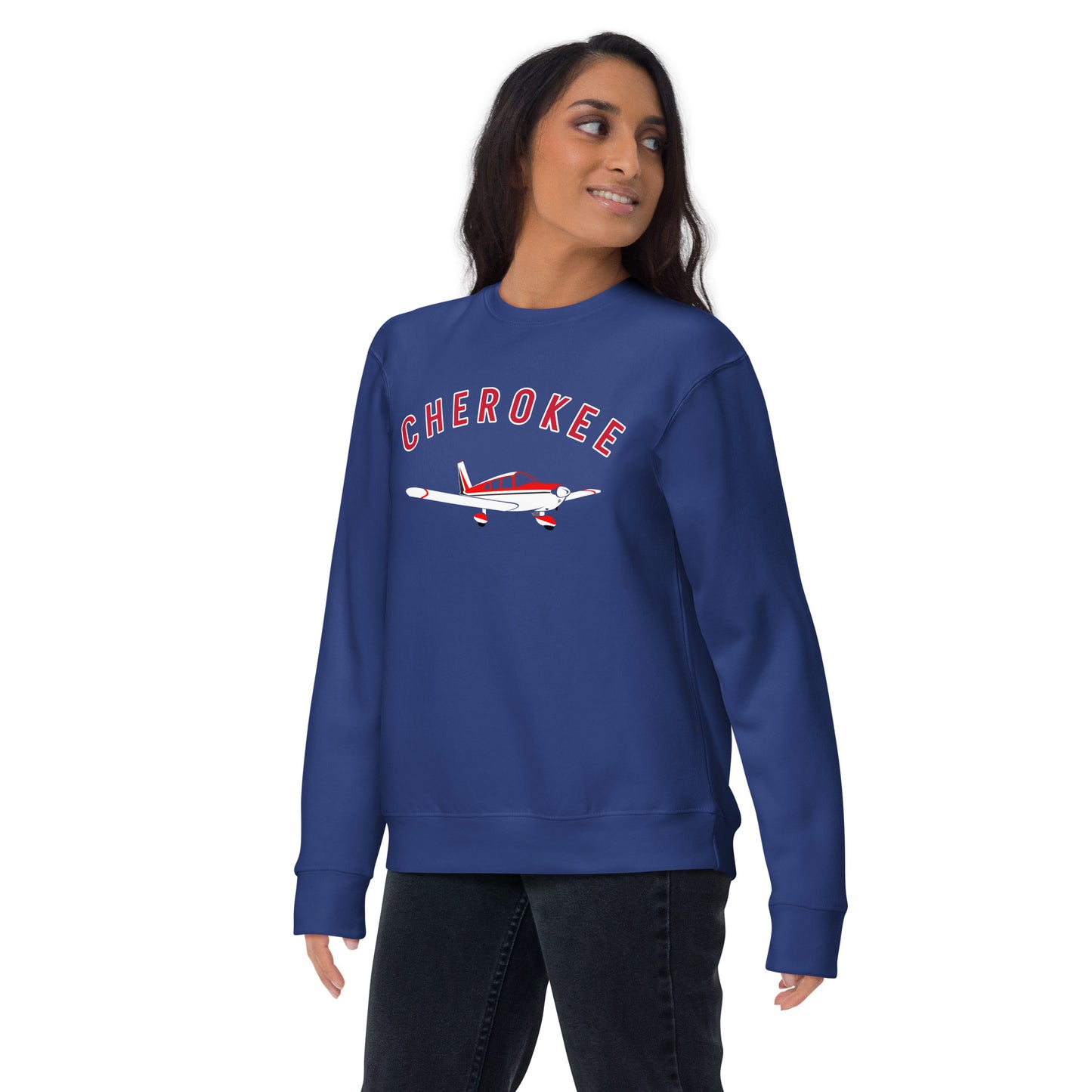 CHEROKEE Printed Unisex Cozy Fleece Aviation Premium Sweatshirt