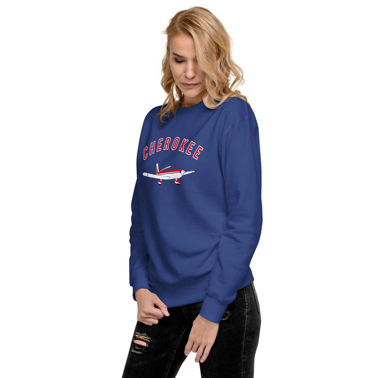 CHEROKEE Printed Unisex Cozy Fleece Aviation Premium Sweatshirt