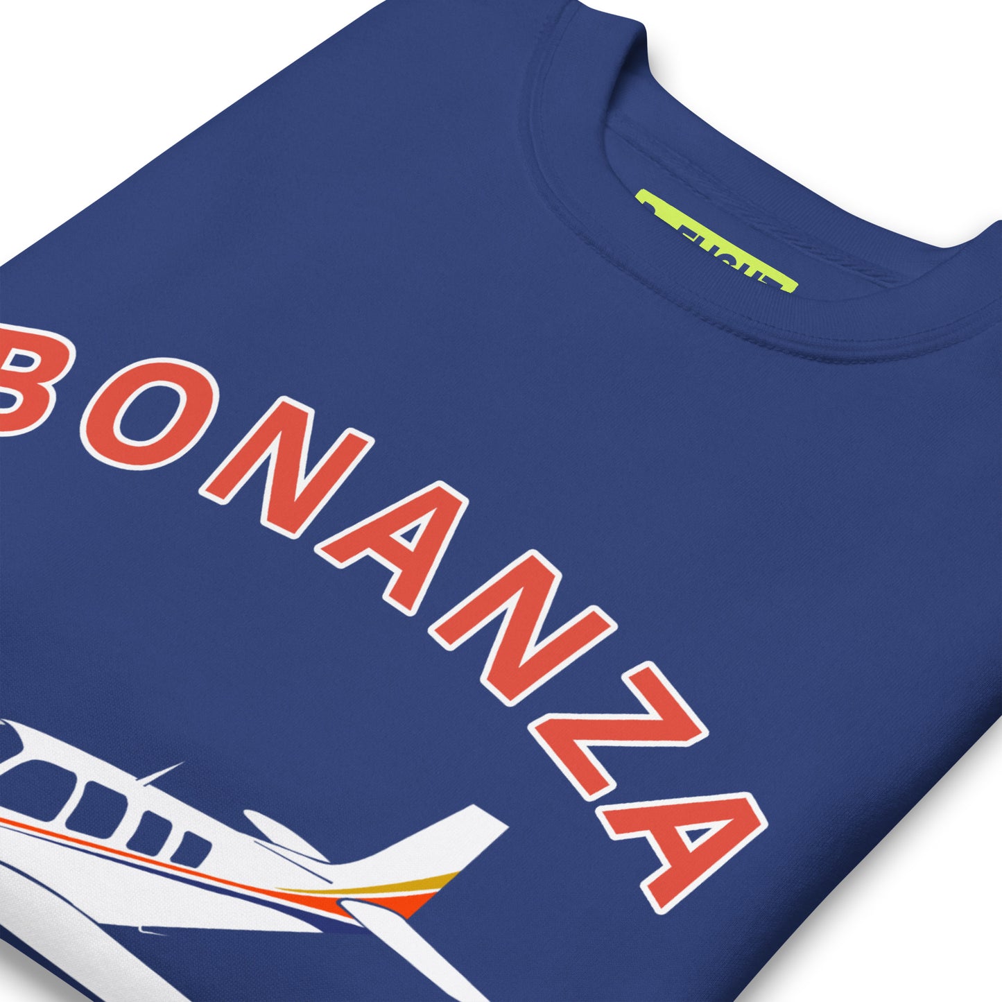 BONAZNA A36 Printed Unisex Cozy Fleece Aviation Premium Sweatshirt.