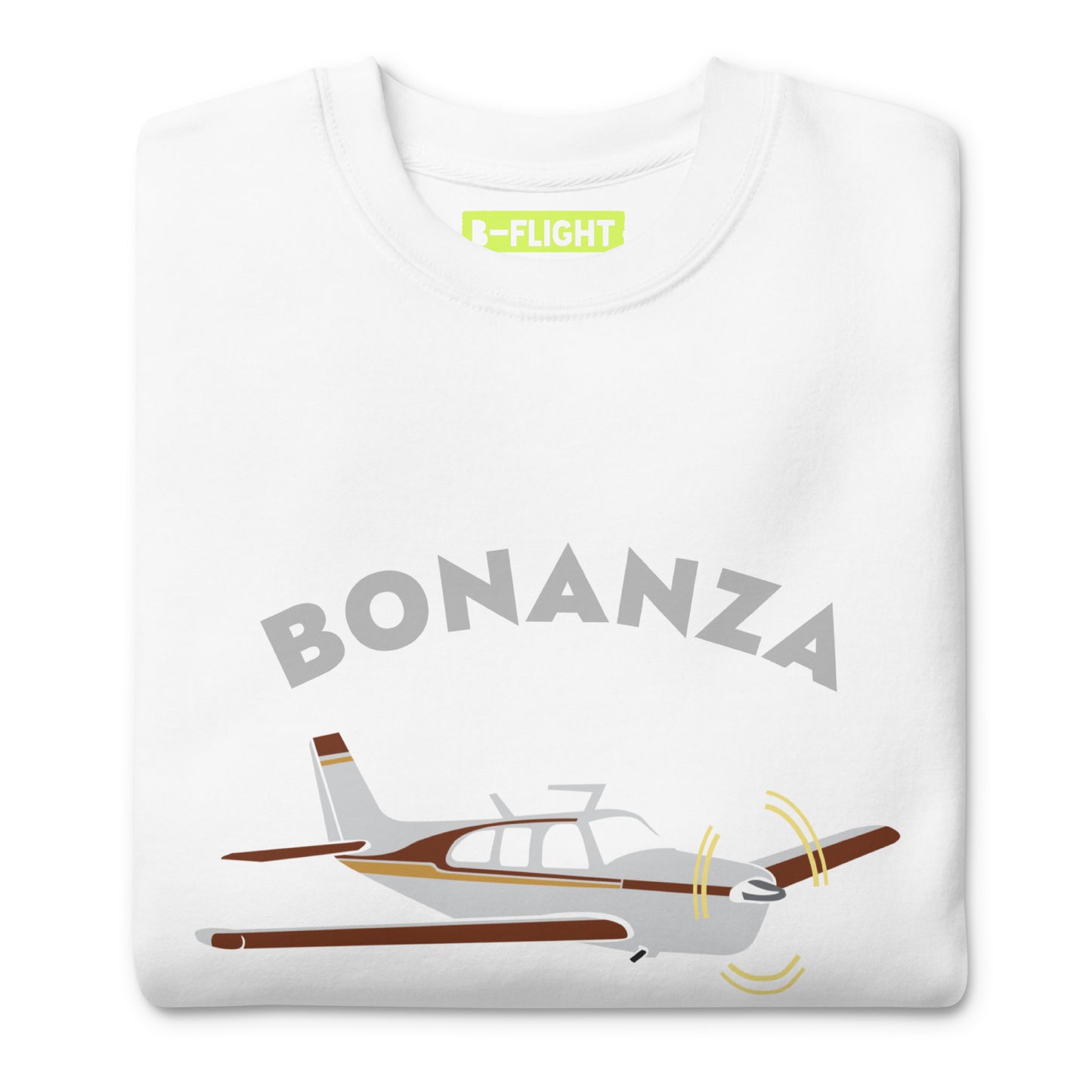 BONAZNA F33 Printed Unisex Cozy Fleece Aviation Premium Sweatshirt.