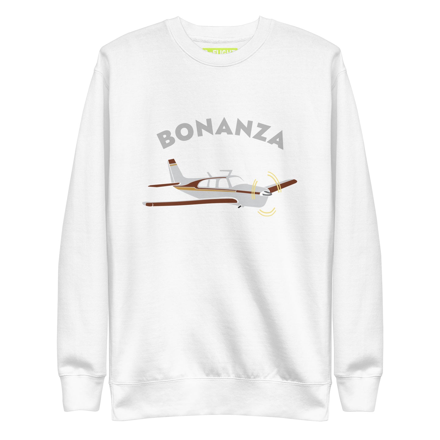 BONAZNA F33 Printed Unisex Cozy Fleece Aviation Premium Sweatshirt.