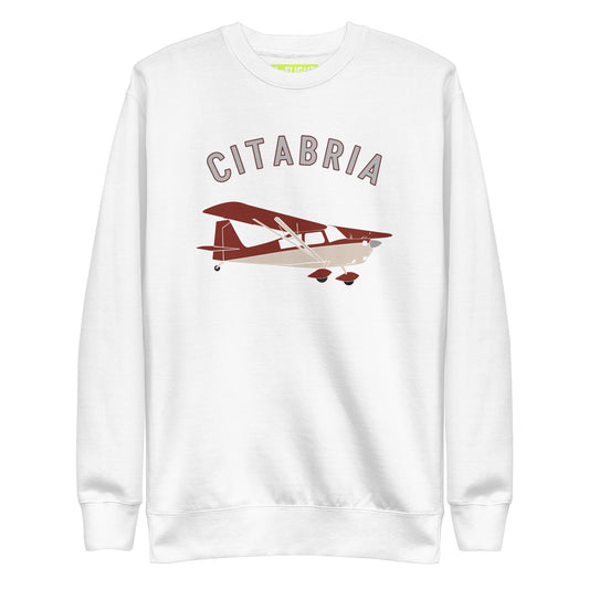 CITABRIA Printed Unisex Cozy Fleece Aviation Premium Sweatshirt