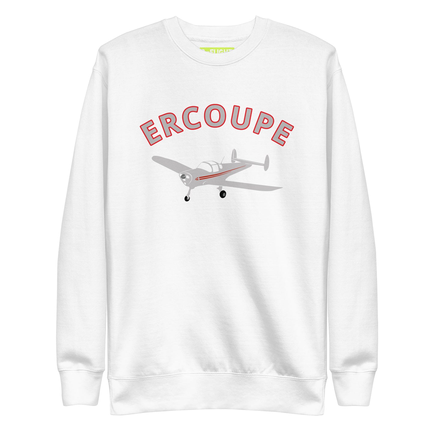 ERCOUPE Printed Unisex Cozy Fleece Aviation Premium Sweatshirt